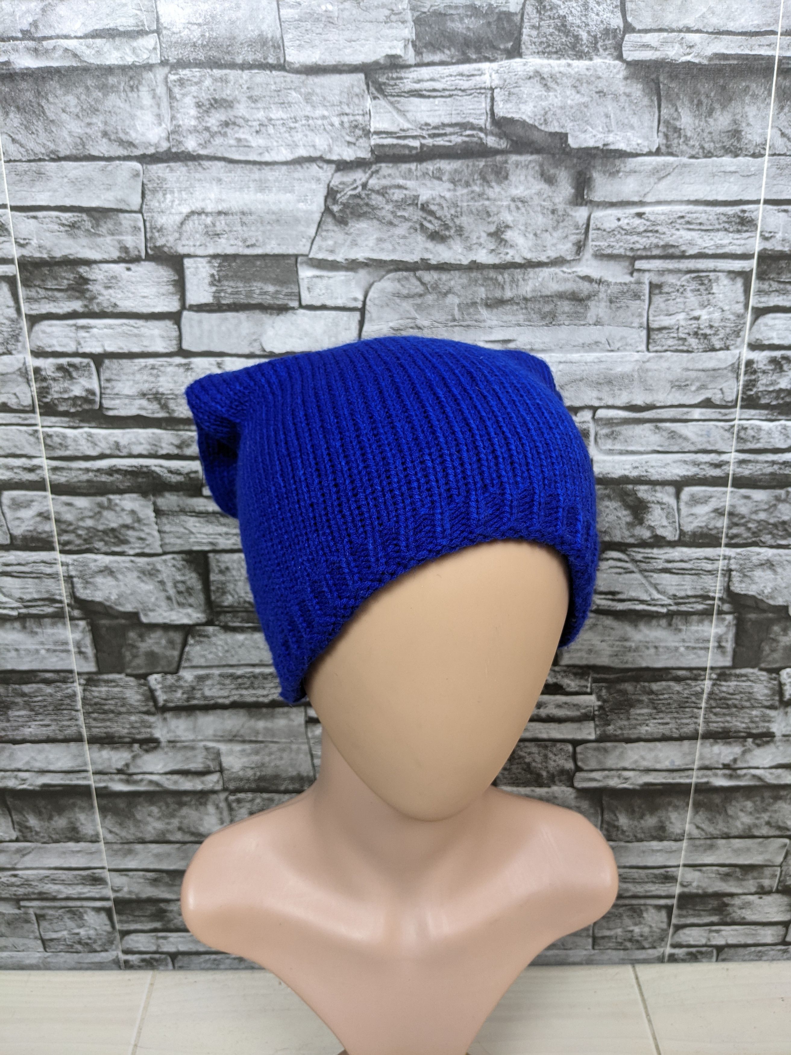 Japanese Brand Vintage Plain Unbranded Beanie Hat Cap Snowcap Size ONE SIZE - 1 Thumbnail