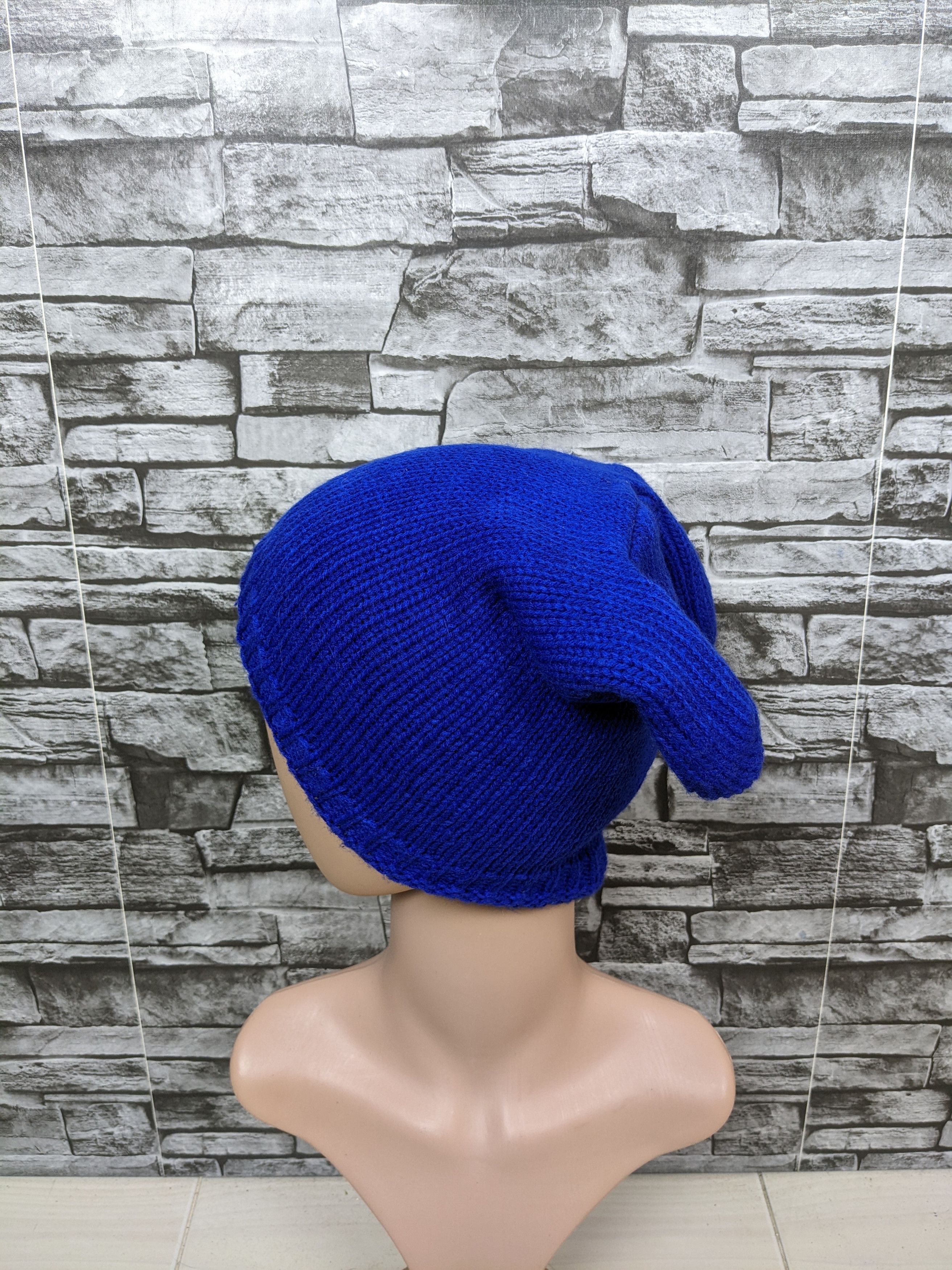 Japanese Brand Vintage Plain Unbranded Beanie Hat Cap Snowcap Size ONE SIZE - 2 Thumbnail