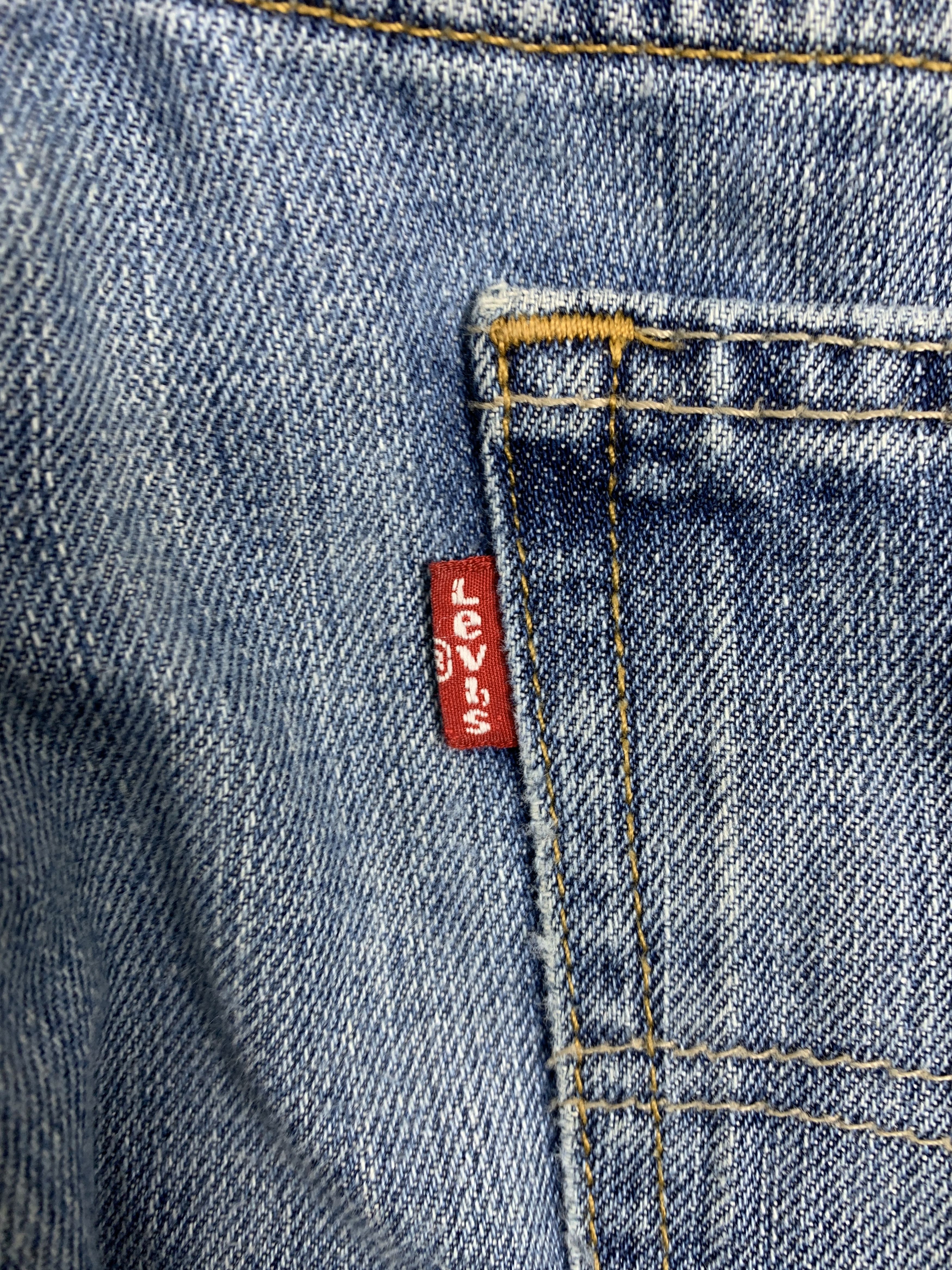 Levi's × Vintage Vintage Levi's 569 Straight Cut Faded Distressed Jeans Size US 36 / EU 52 - 9 Thumbnail