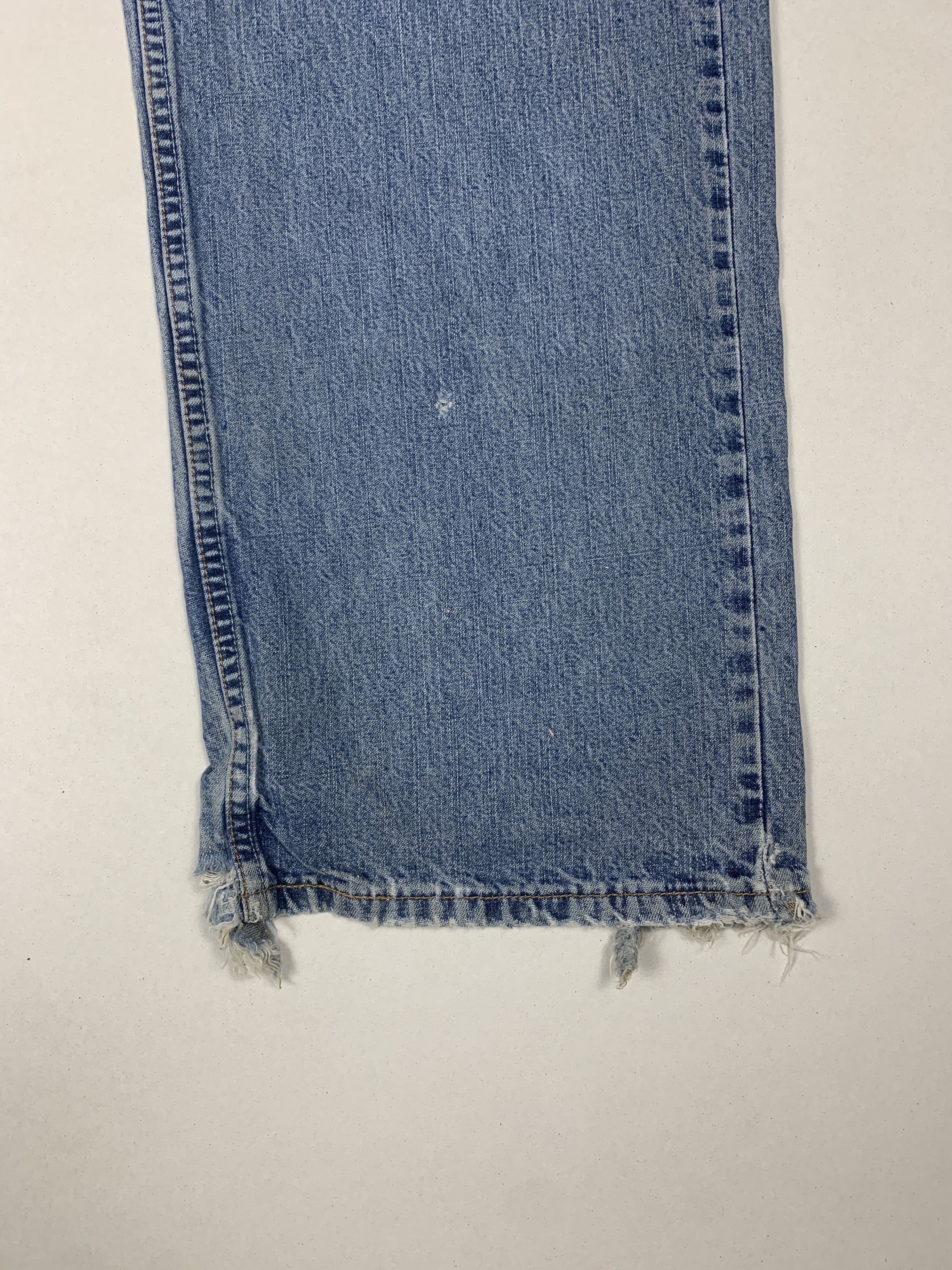 Levi's × Vintage Vintage LEVI'S 569 Distressed Faded Straight Cut Mid Wash Size US 34 / EU 50 - 12 Thumbnail