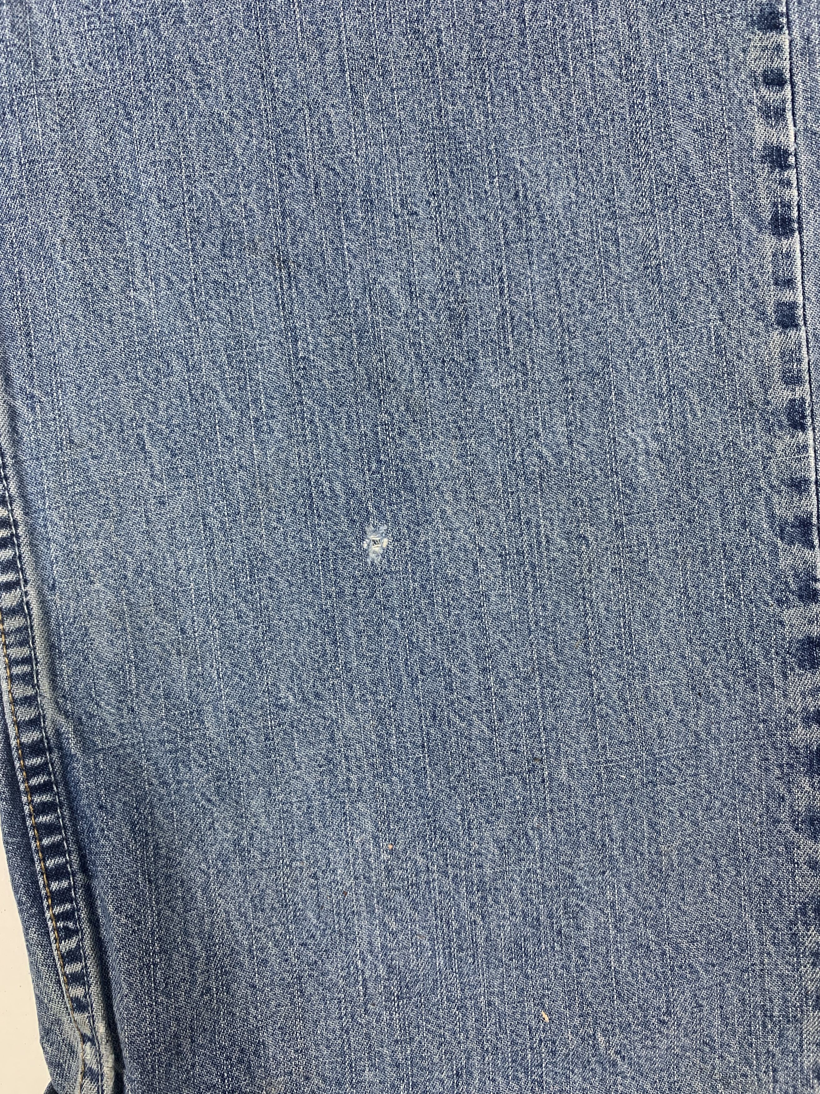 Levi's × Vintage Vintage LEVI'S 569 Distressed Faded Straight Cut Mid Wash Size US 34 / EU 50 - 10 Thumbnail