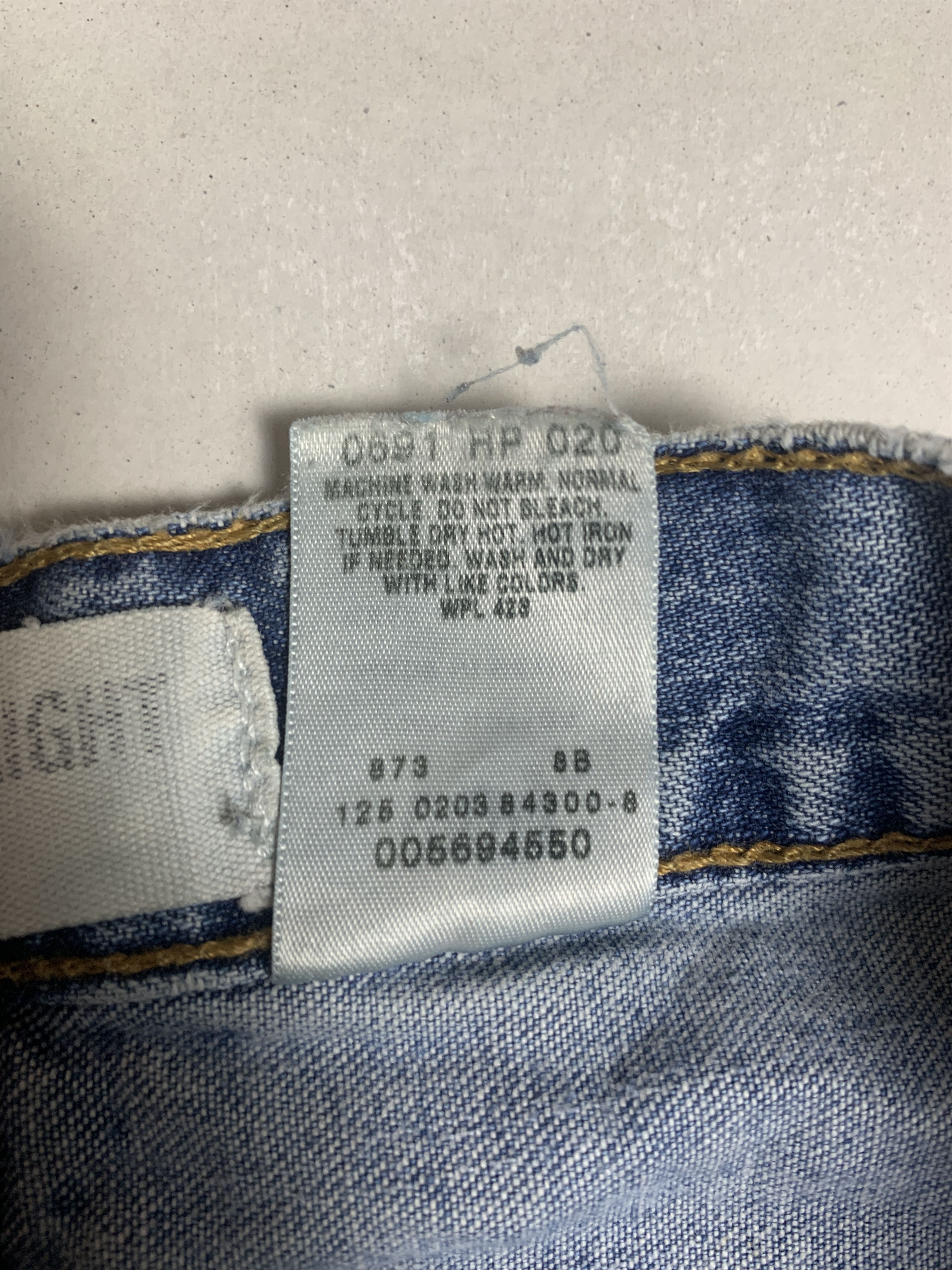 Levi's × Vintage Vintage LEVI'S 569 Distressed Faded Straight Cut Mid Wash Size US 34 / EU 50 - 21 Thumbnail