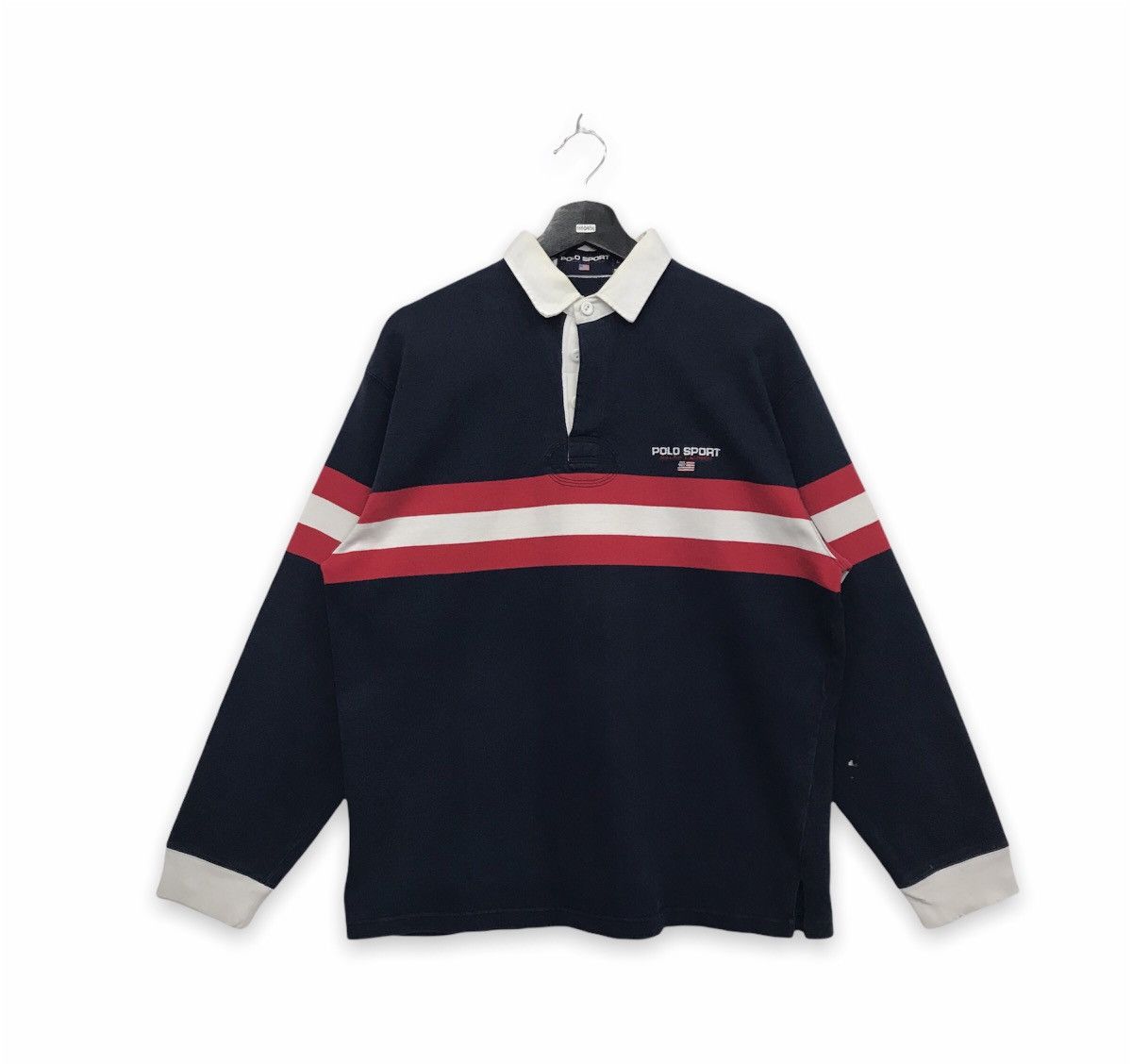 Polo Ralph Lauren × Vintage Vintage Polo Sport Ralph Lauren Sweatshirt Size US L / EU 52-54 / 3 - 1 Thumbnail