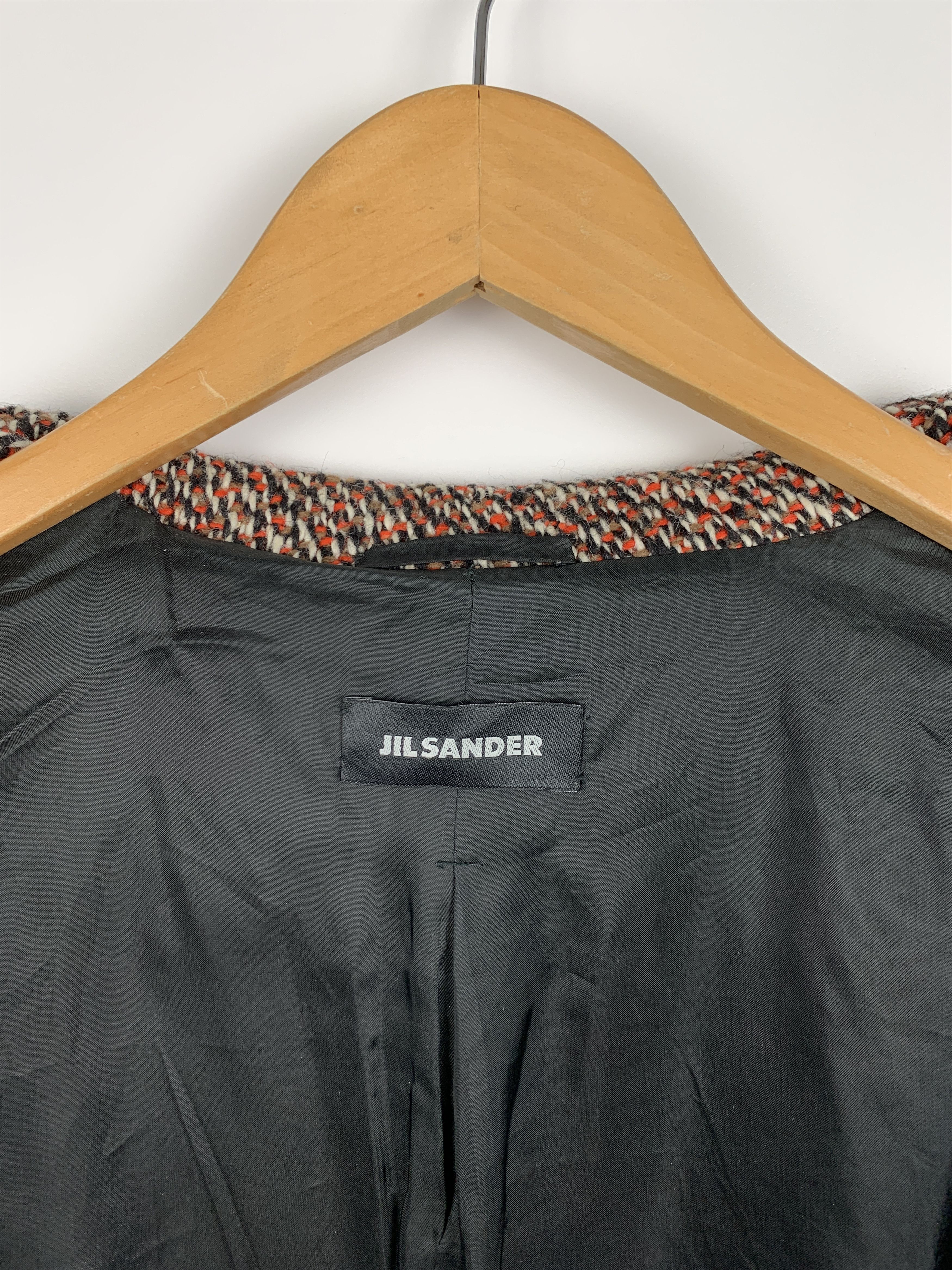 Jil Sander Womens Jil Sander Wool Tweed Blazer Jacket Size 42 Size M / US 6-8 / IT 42-44 - 6 Thumbnail