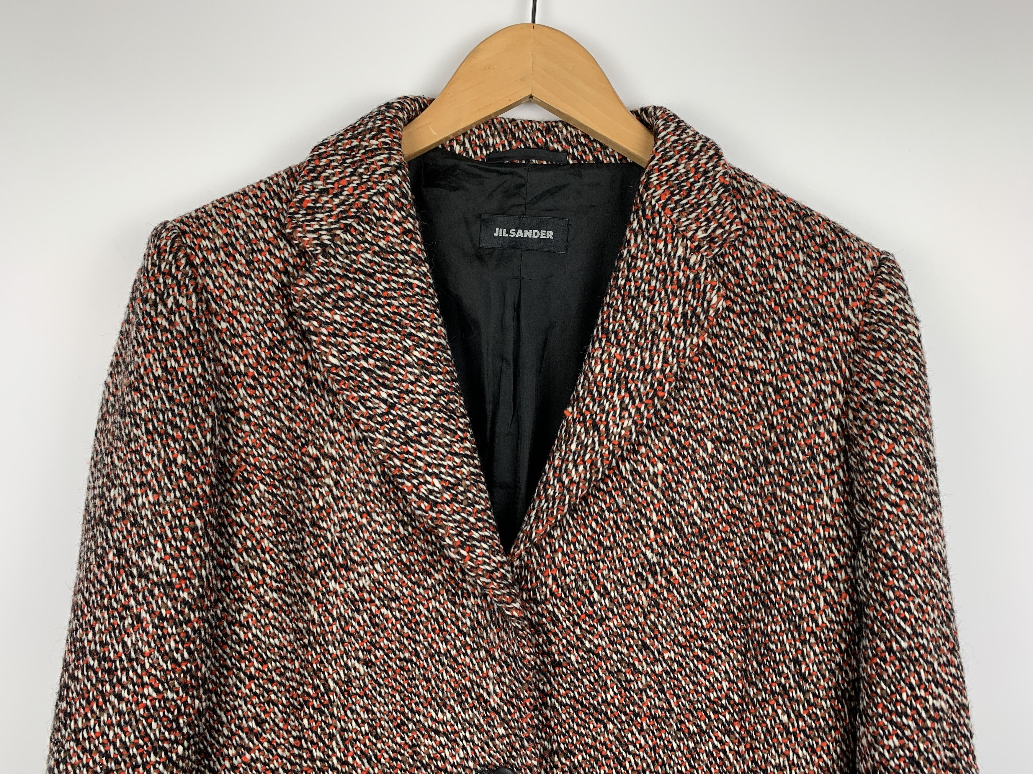 Jil Sander Womens Jil Sander Wool Tweed Blazer Jacket Size 42 Size M / US 6-8 / IT 42-44 - 2 Thumbnail