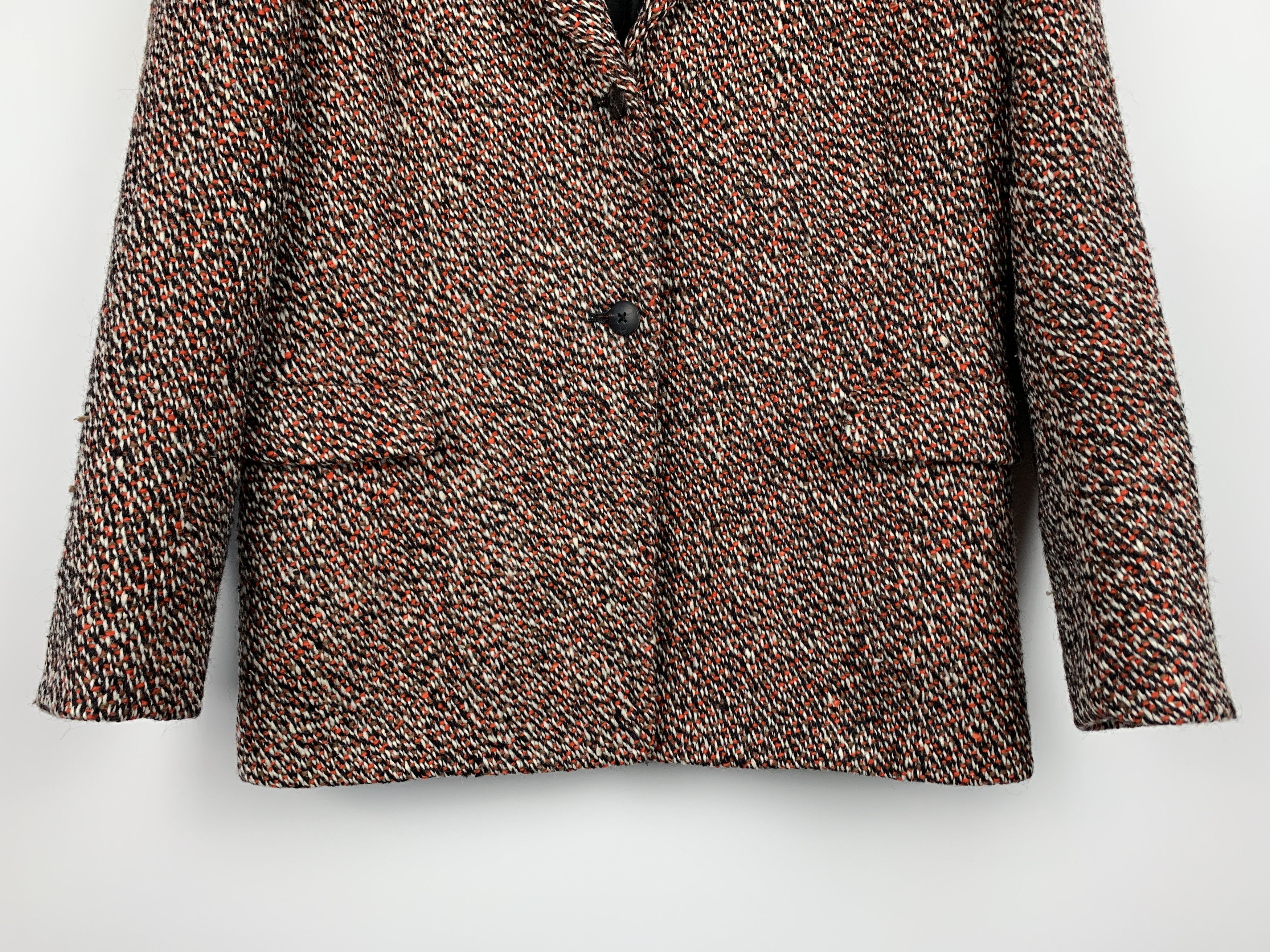Jil Sander Womens Jil Sander Wool Tweed Blazer Jacket Size 42 Size M / US 6-8 / IT 42-44 - 3 Thumbnail