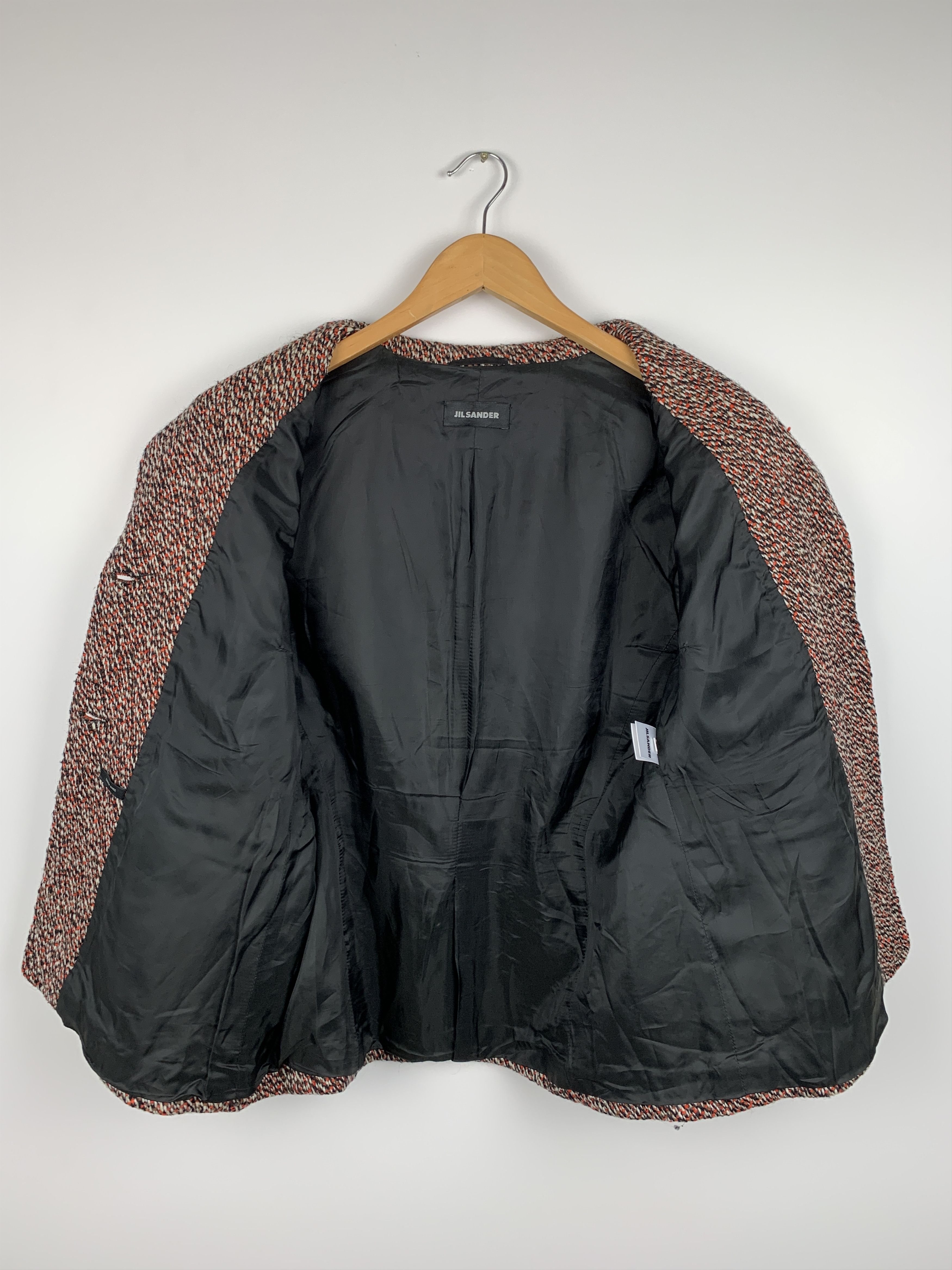 Jil Sander Womens Jil Sander Wool Tweed Blazer Jacket Size 42 Size M / US 6-8 / IT 42-44 - 5 Thumbnail