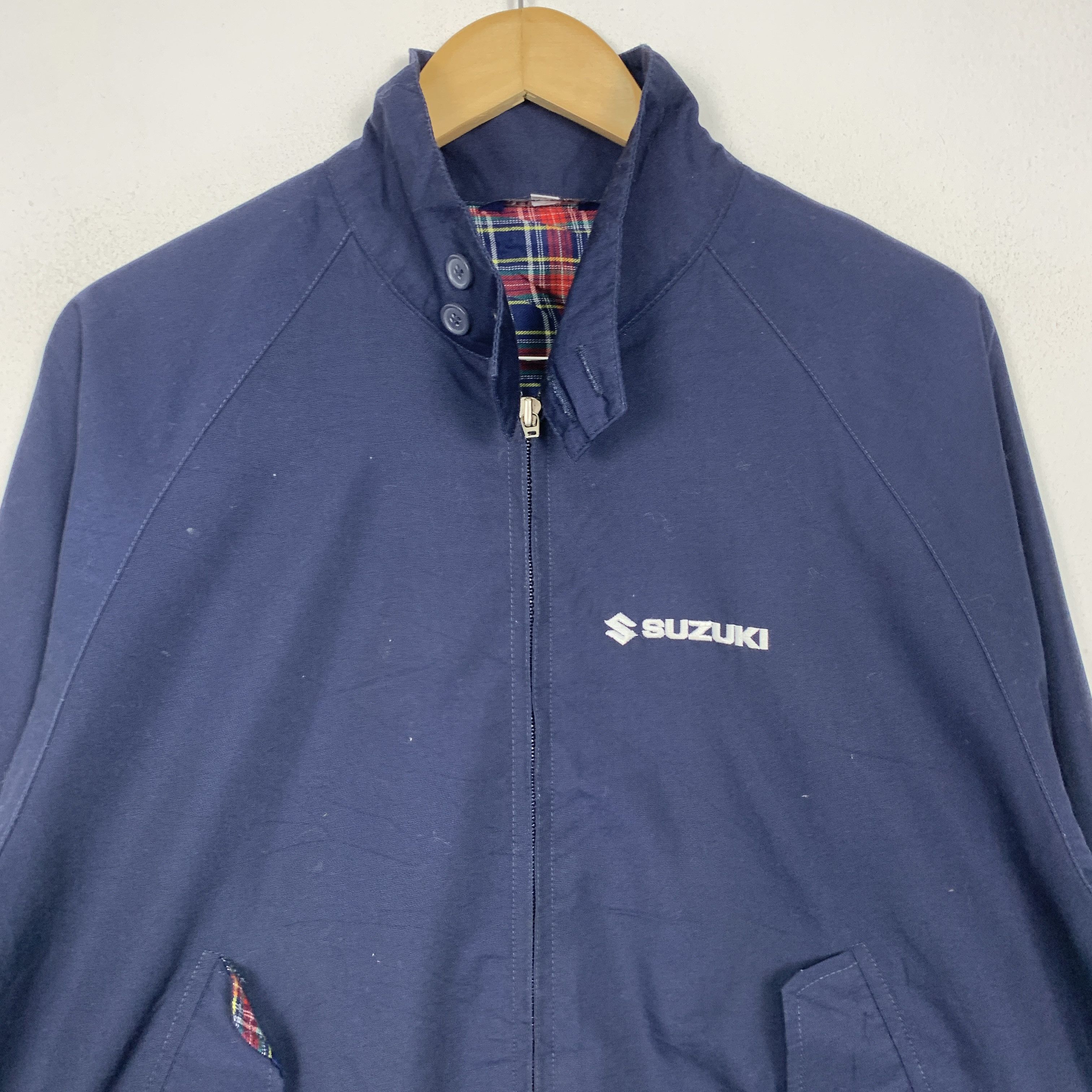 Japanese Brand Vintage SUZUKI Jimny Workwear Checkered Lining Jacket J1465 Size US S / EU 44-46 / 1 - 3 Thumbnail