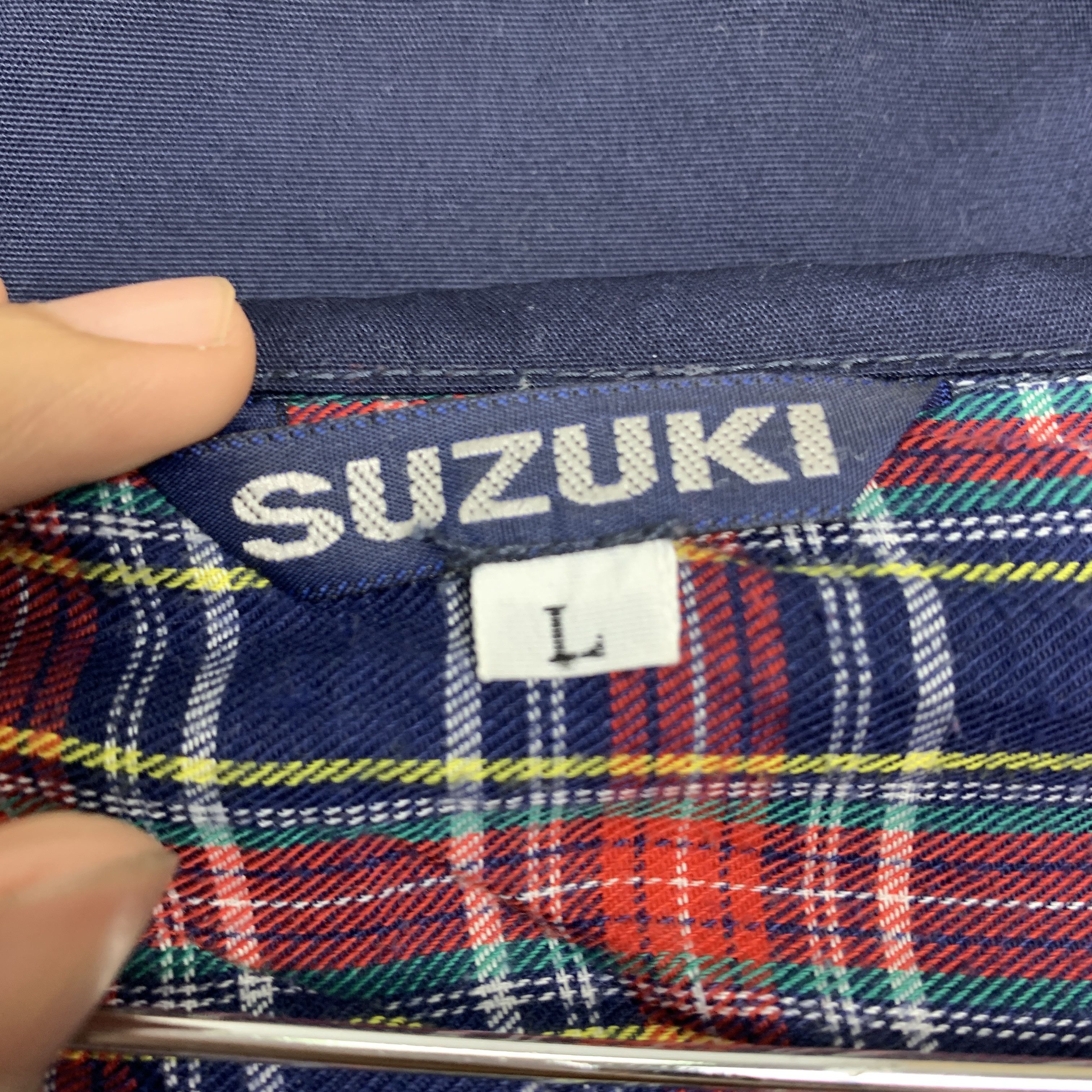 Japanese Brand Vintage SUZUKI Jimny Workwear Checkered Lining Jacket J1465 Size US S / EU 44-46 / 1 - 9 Thumbnail