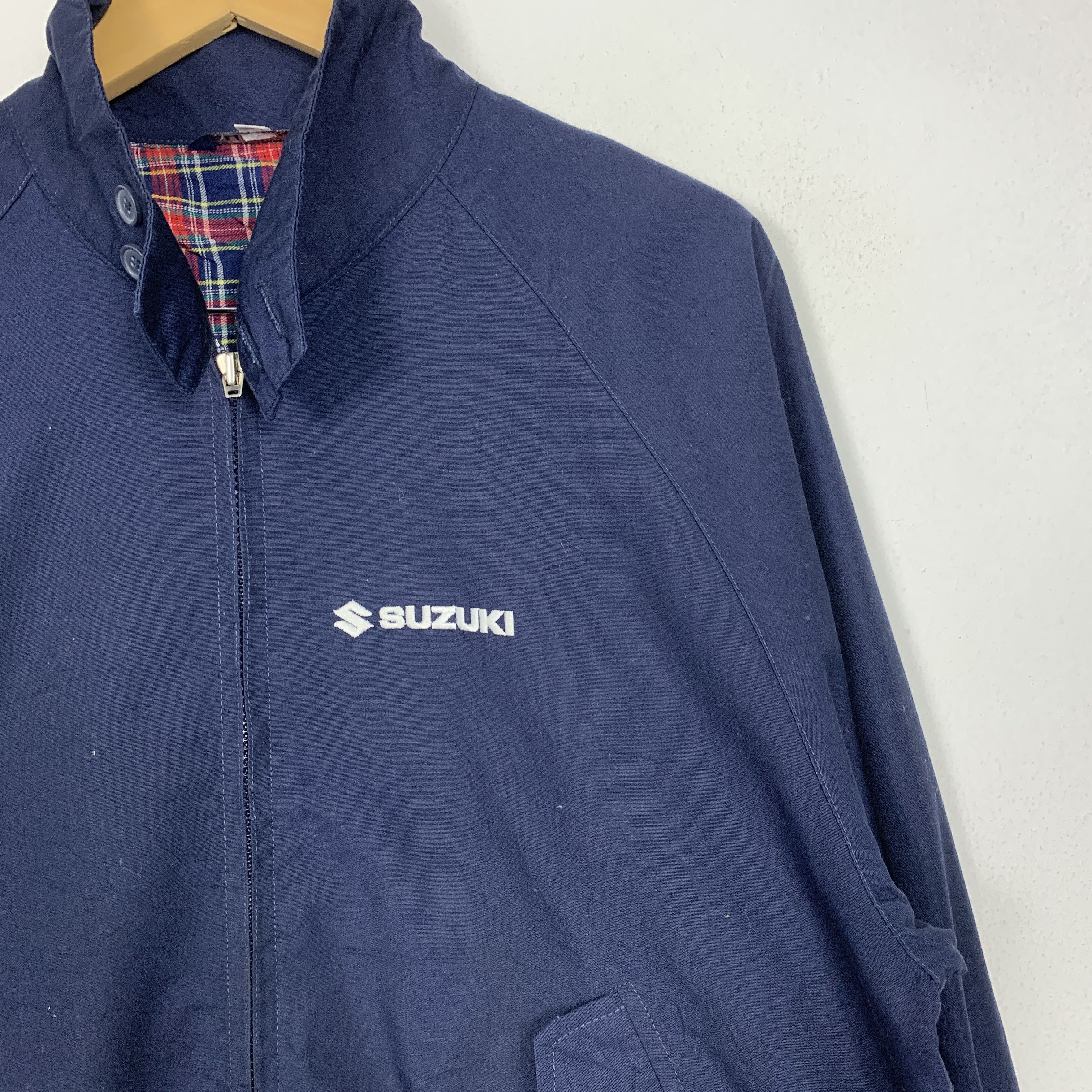 Japanese Brand Vintage SUZUKI Jimny Workwear Checkered Lining Jacket J1465 Size US S / EU 44-46 / 1 - 4 Thumbnail