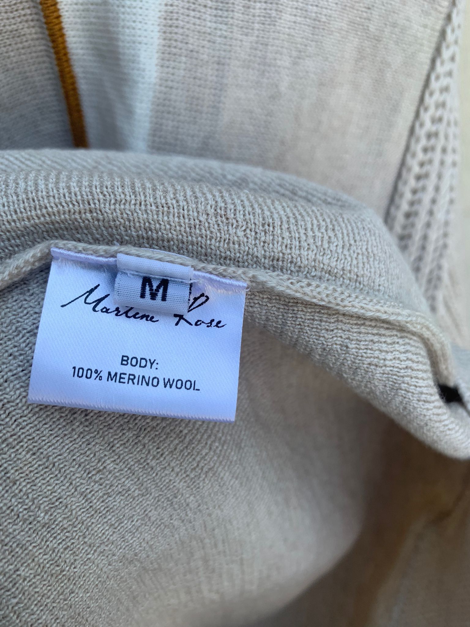 Martine Rose AW19 Zip Up Knitwear in Beige Size US M / EU 48-50 / 2 - 10 Thumbnail
