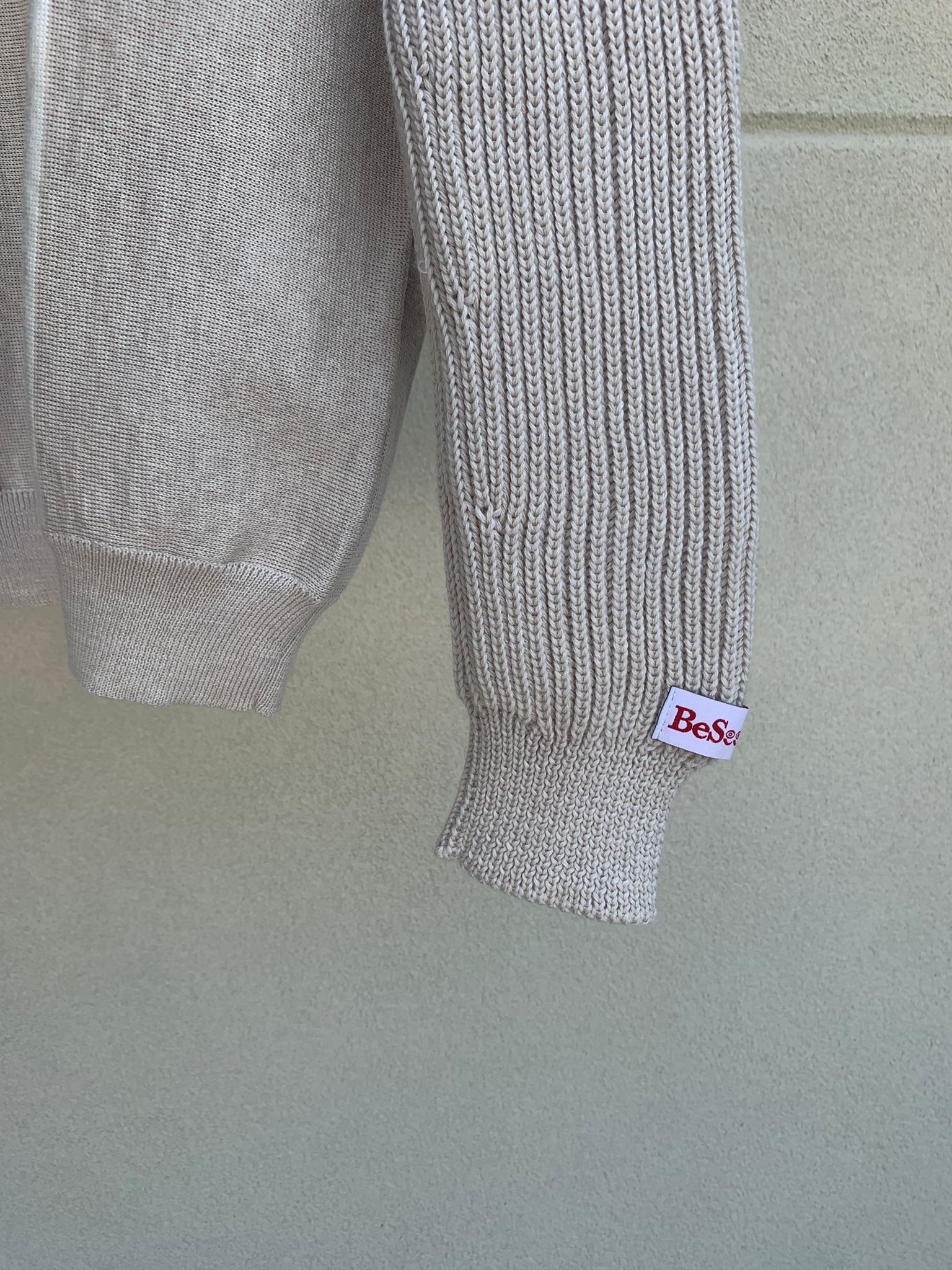 Martine Rose AW19 Zip Up Knitwear in Beige Size US M / EU 48-50 / 2 - 8 Thumbnail
