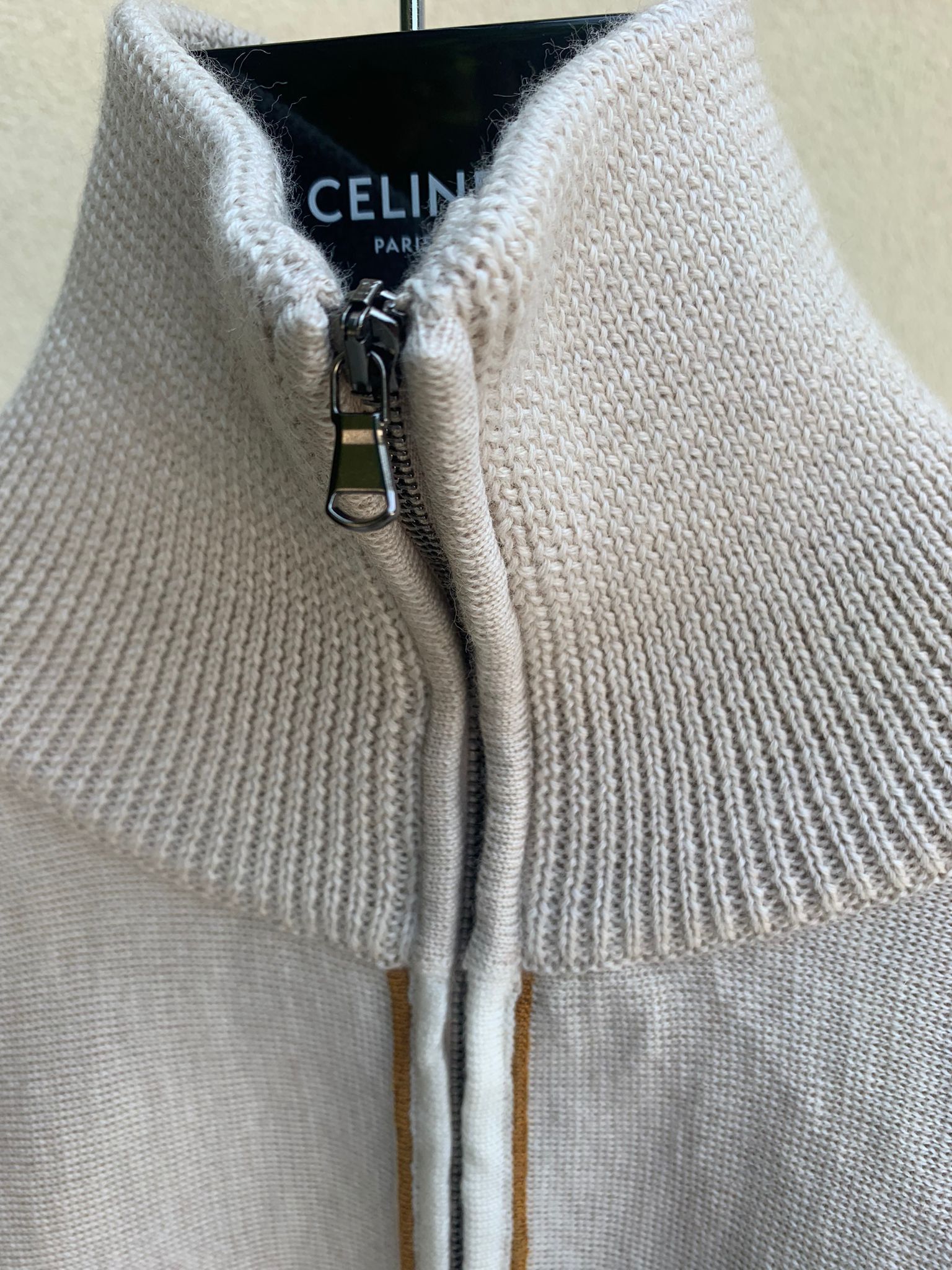 Martine Rose AW19 Zip Up Knitwear in Beige Size US M / EU 48-50 / 2 - 6 Thumbnail