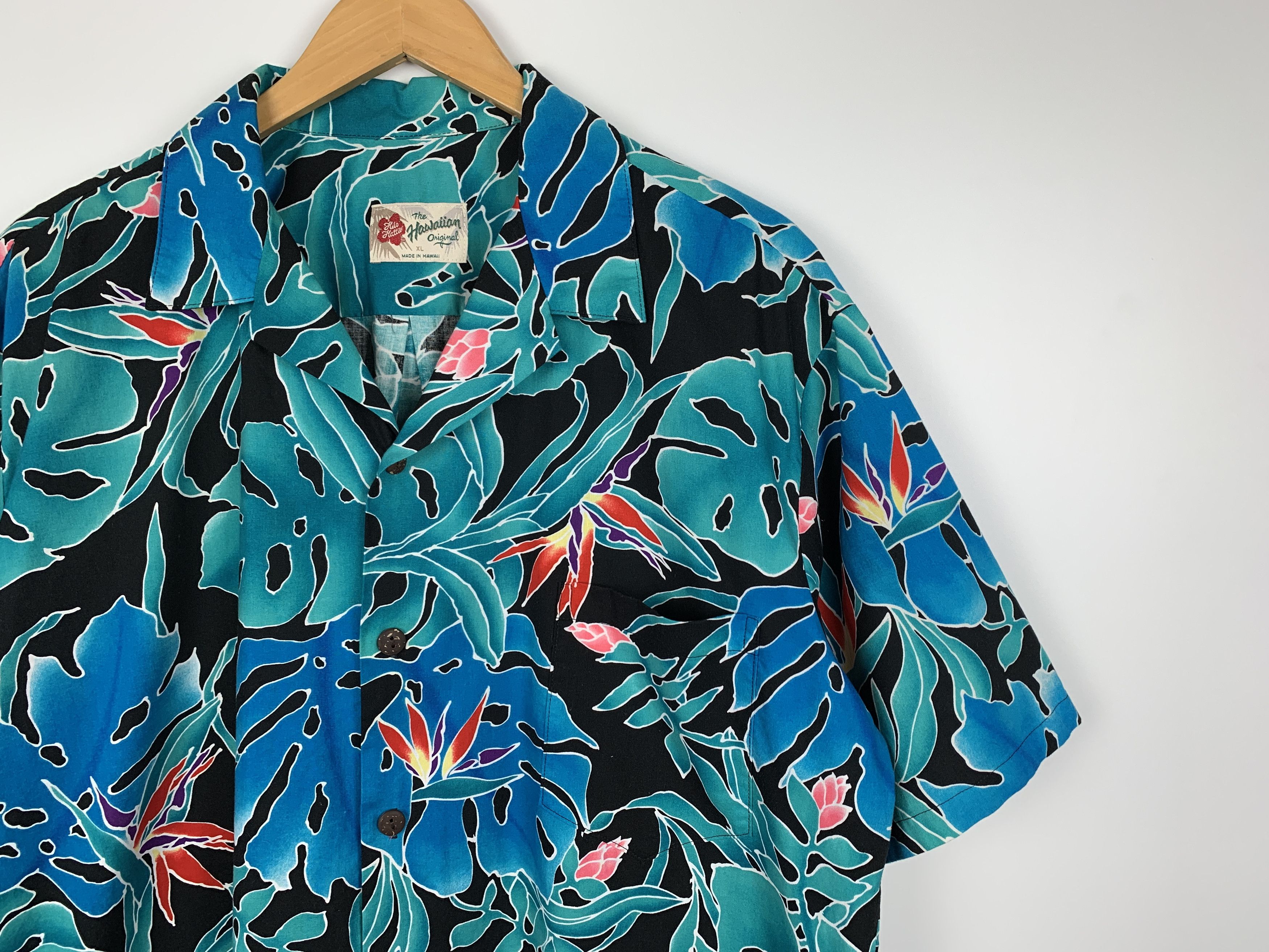 Hilo Hattie Hilo Hattie Hawaiian Short Sleeve Button Up Shirt Colorful Size US XL / EU 56 / 4 - 2 Thumbnail