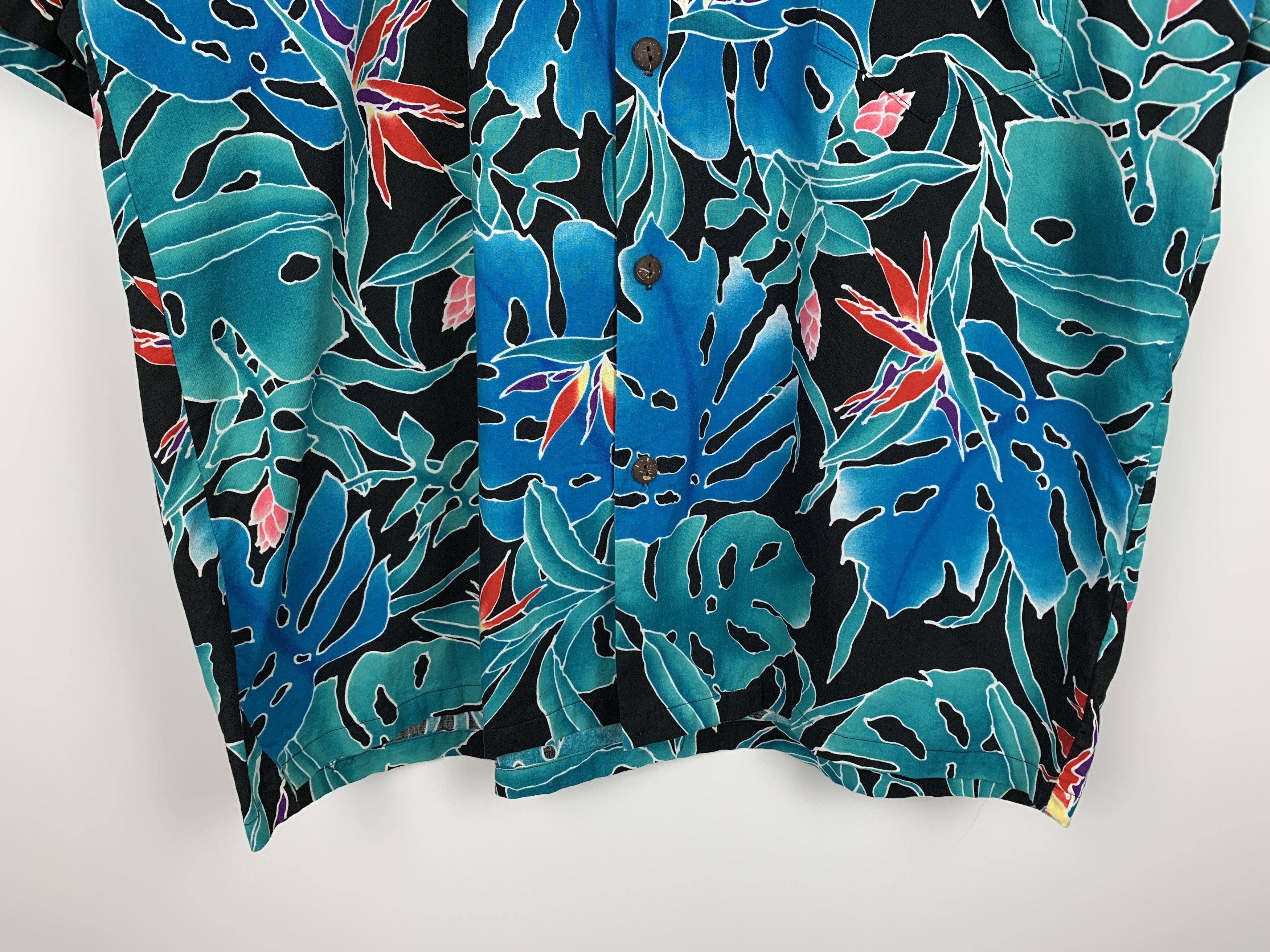 Hilo Hattie Hilo Hattie Hawaiian Short Sleeve Button Up Shirt Colorful Size US XL / EU 56 / 4 - 4 Thumbnail