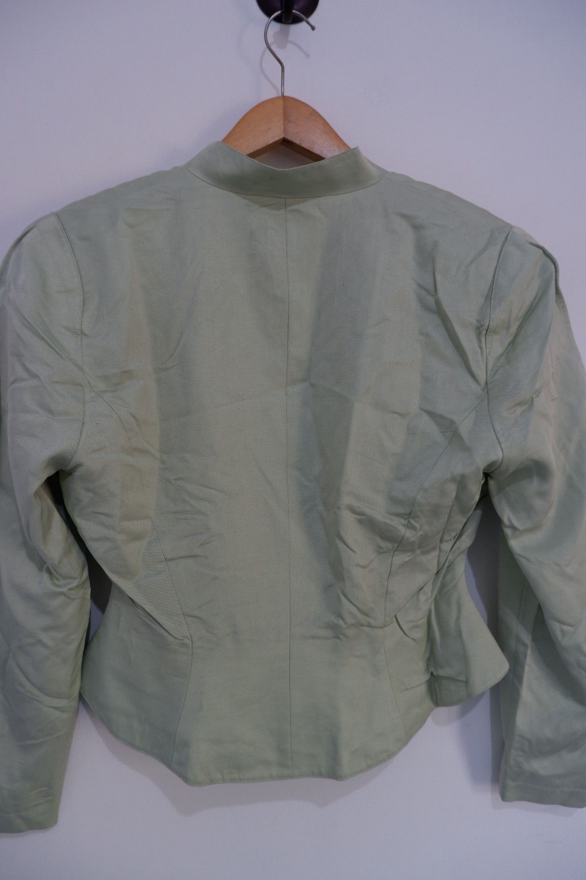 Thierry Mugler Vintage 1980's Thierry Mugler Paris Cropped Blazer Jacket Size S / US 4 / IT 40 - 6 Thumbnail