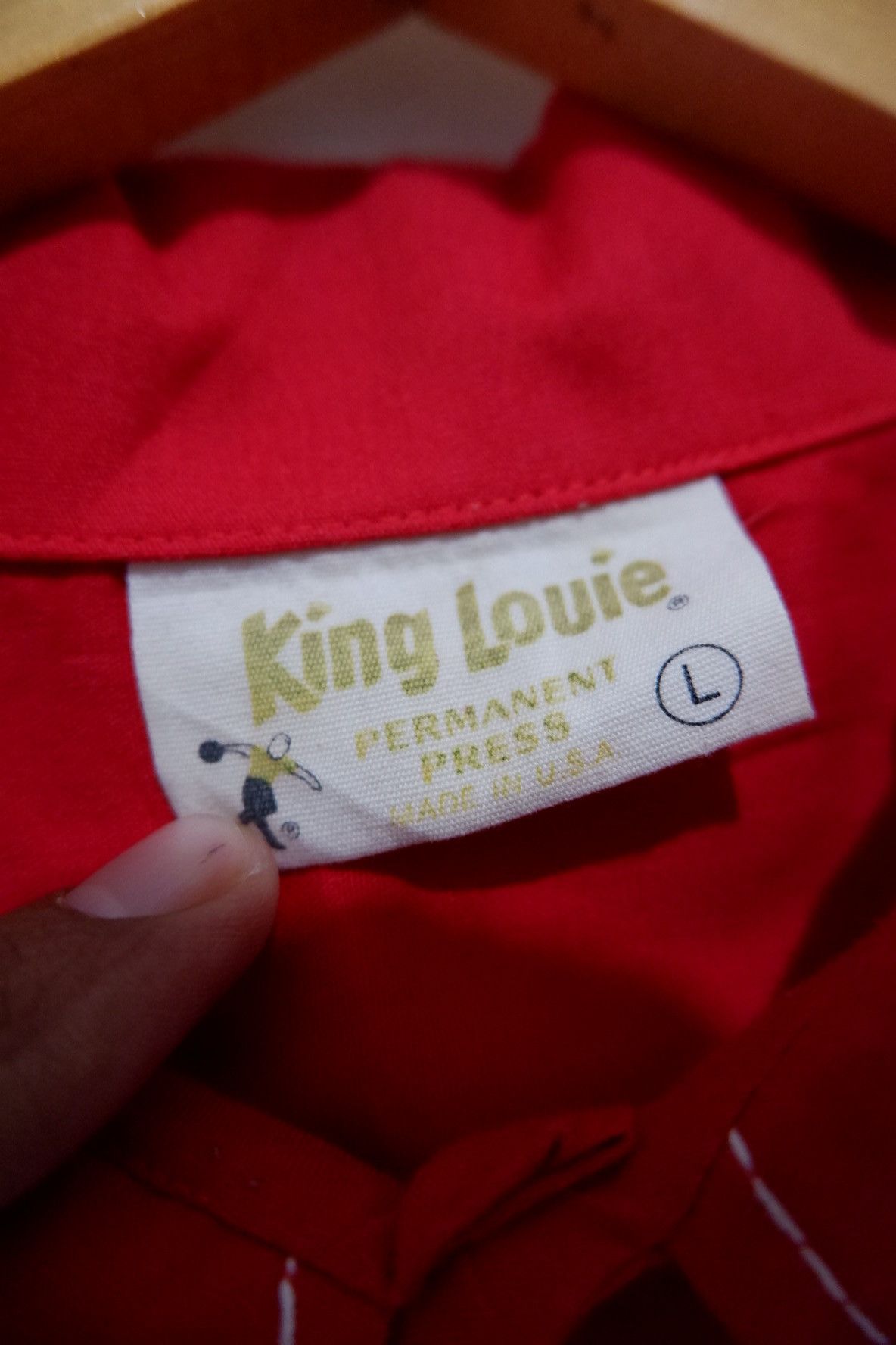 Vintage Vintage King Louie Herman Sons Bowling Shirt Size US L / EU 52-54 / 3 - 5 Thumbnail