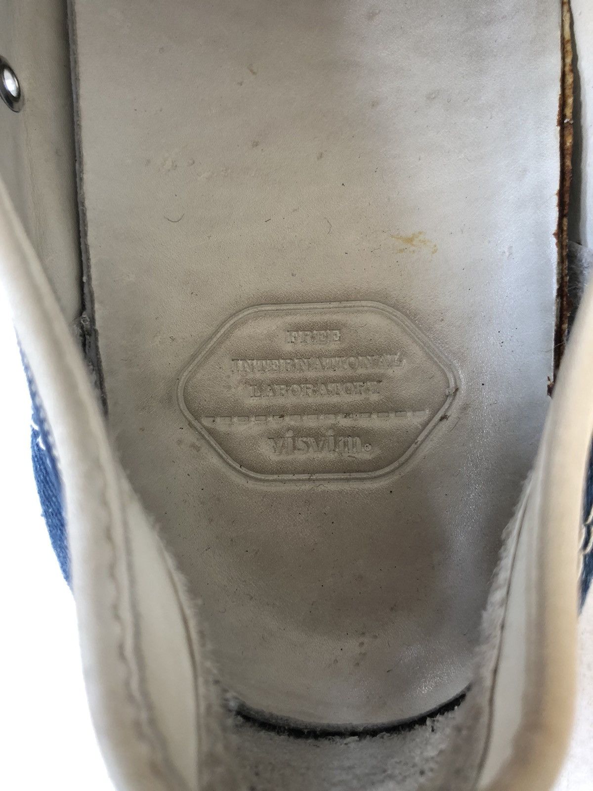 Visvim RARE🔥Indigo Sashiko Striped Skagway Low Sneakers Size US 9.5 / EU 42-43 - 9 Thumbnail
