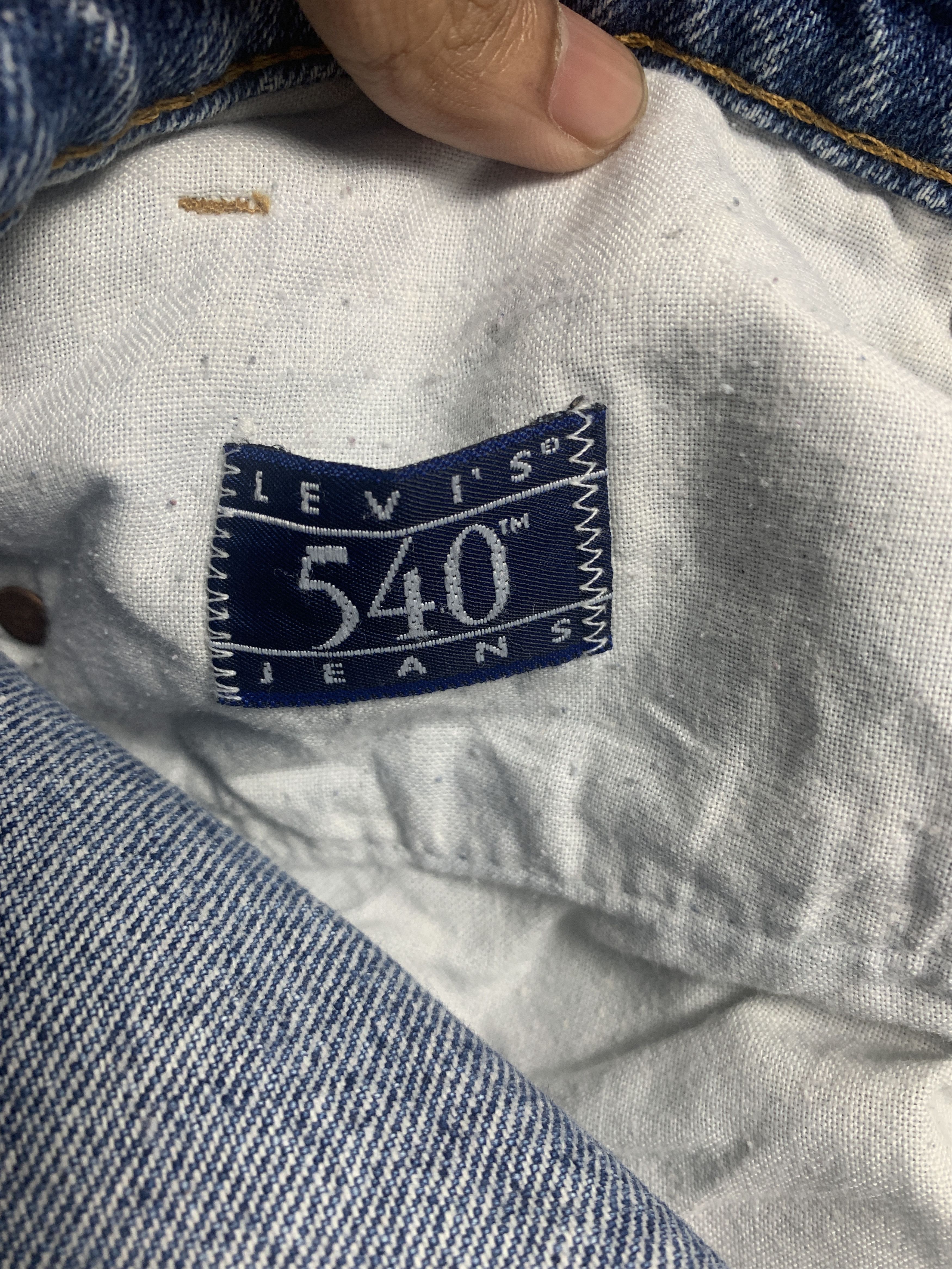 Levi's Vintage Levis 540 Straight Cut Faded Mid Wash Jeans Size US 34 / EU 50 - 11 Thumbnail