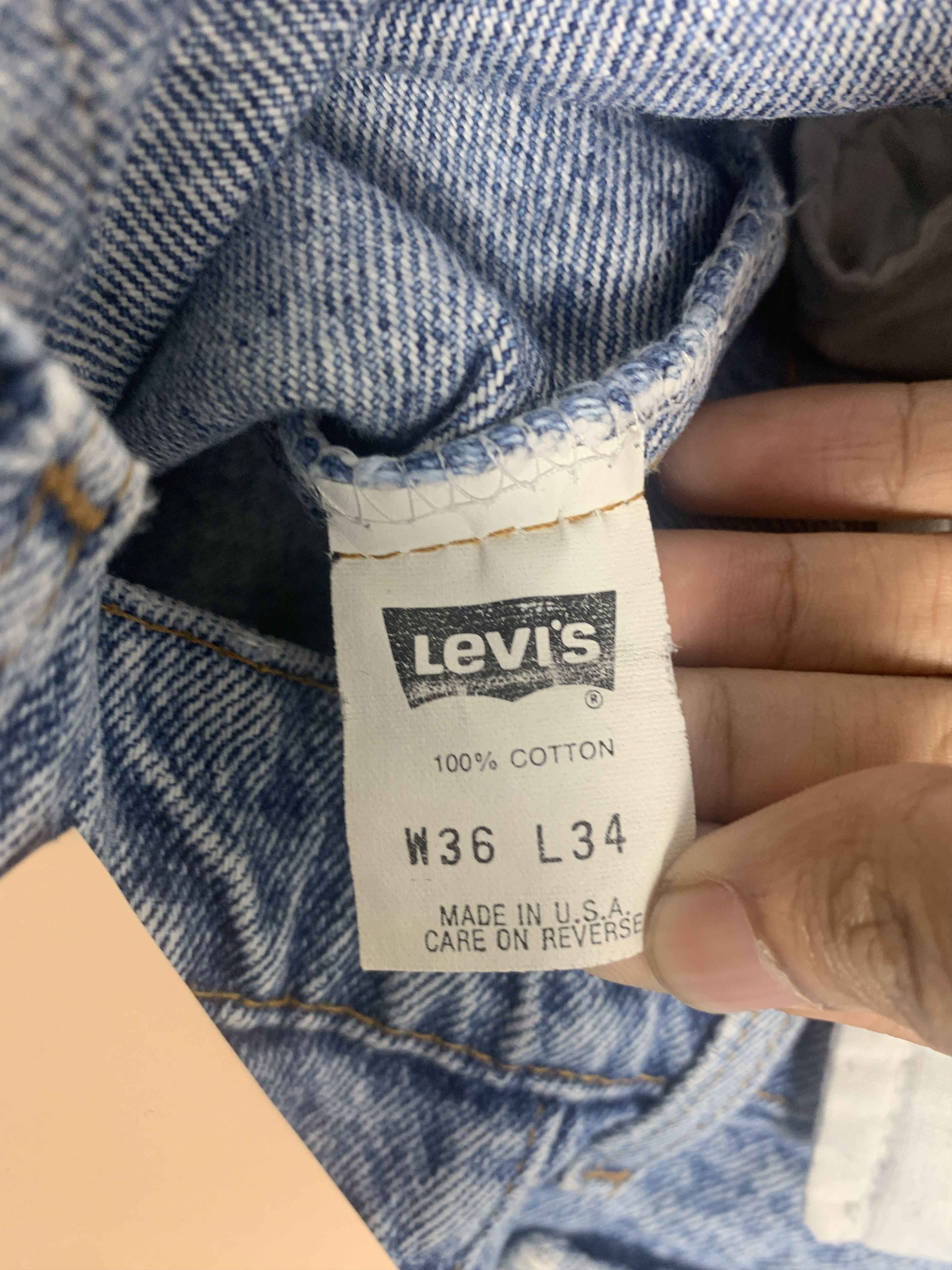 Levi's Vintage Levis 540 Straight Cut Faded Mid Wash Jeans Size US 34 / EU 50 - 12 Thumbnail