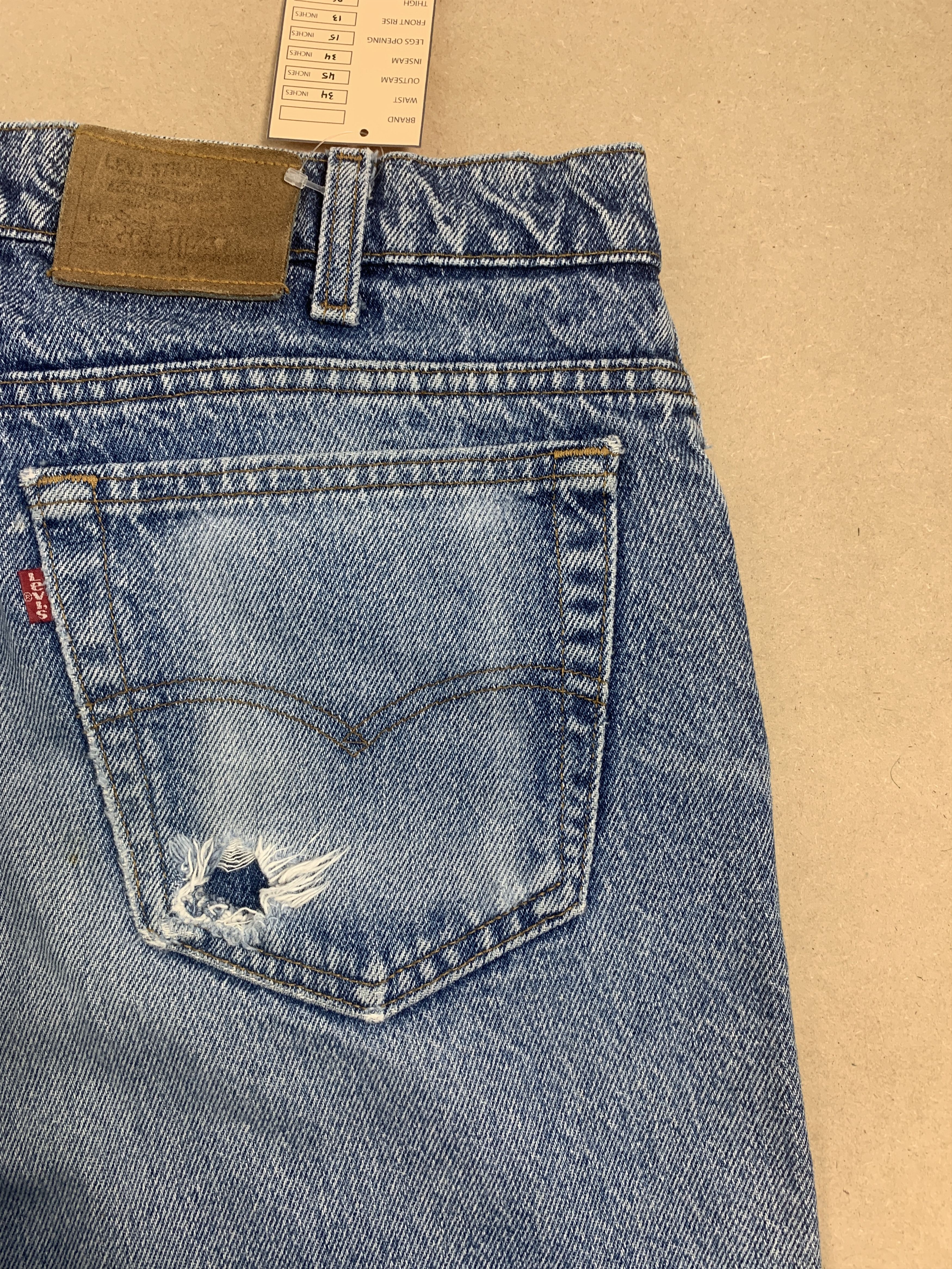 Levi's Vintage Levis 540 Straight Cut Faded Mid Wash Jeans Size US 34 / EU 50 - 10 Thumbnail