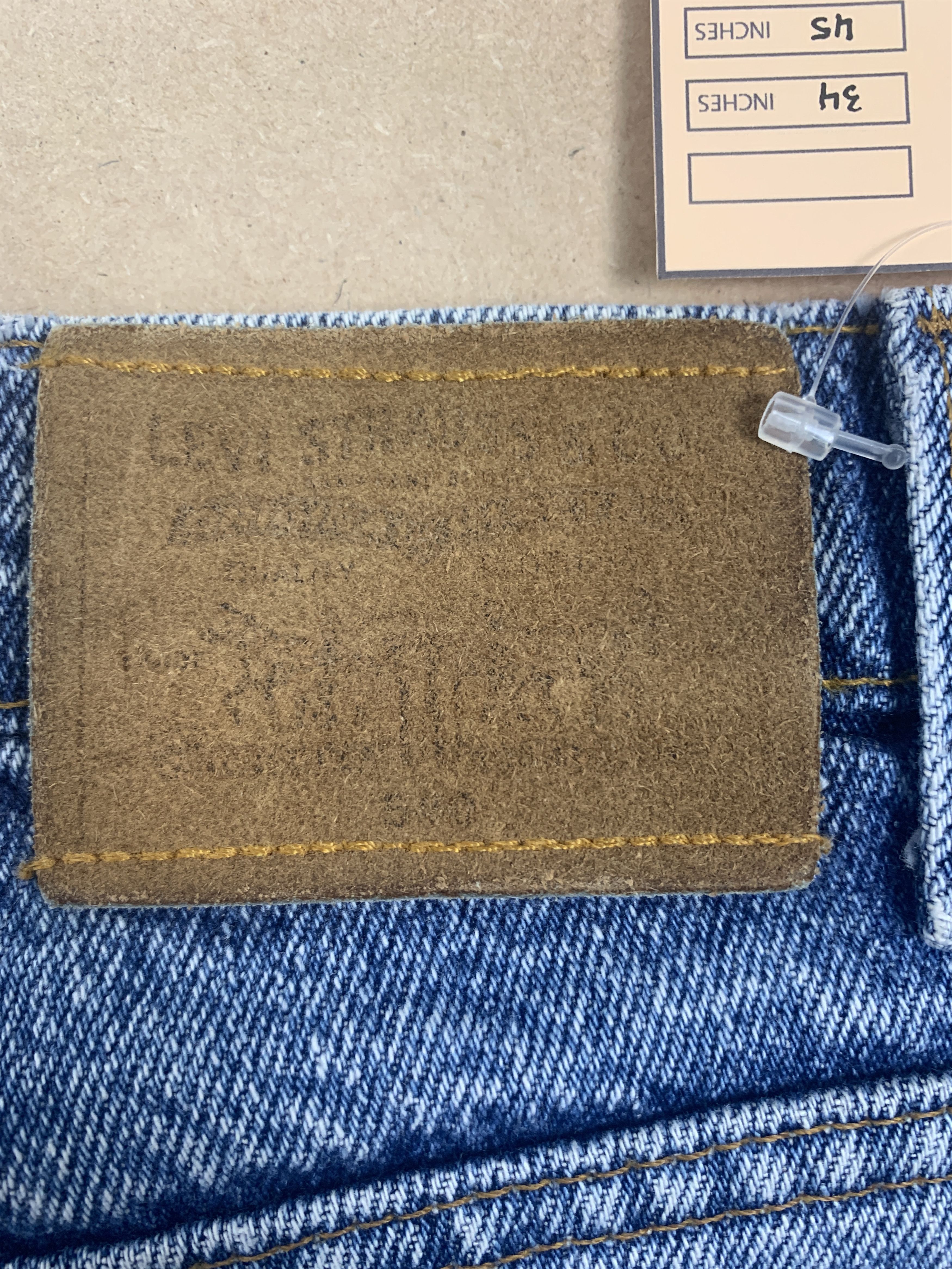Levi's Vintage Levis 540 Straight Cut Faded Mid Wash Jeans Size US 34 / EU 50 - 7 Thumbnail