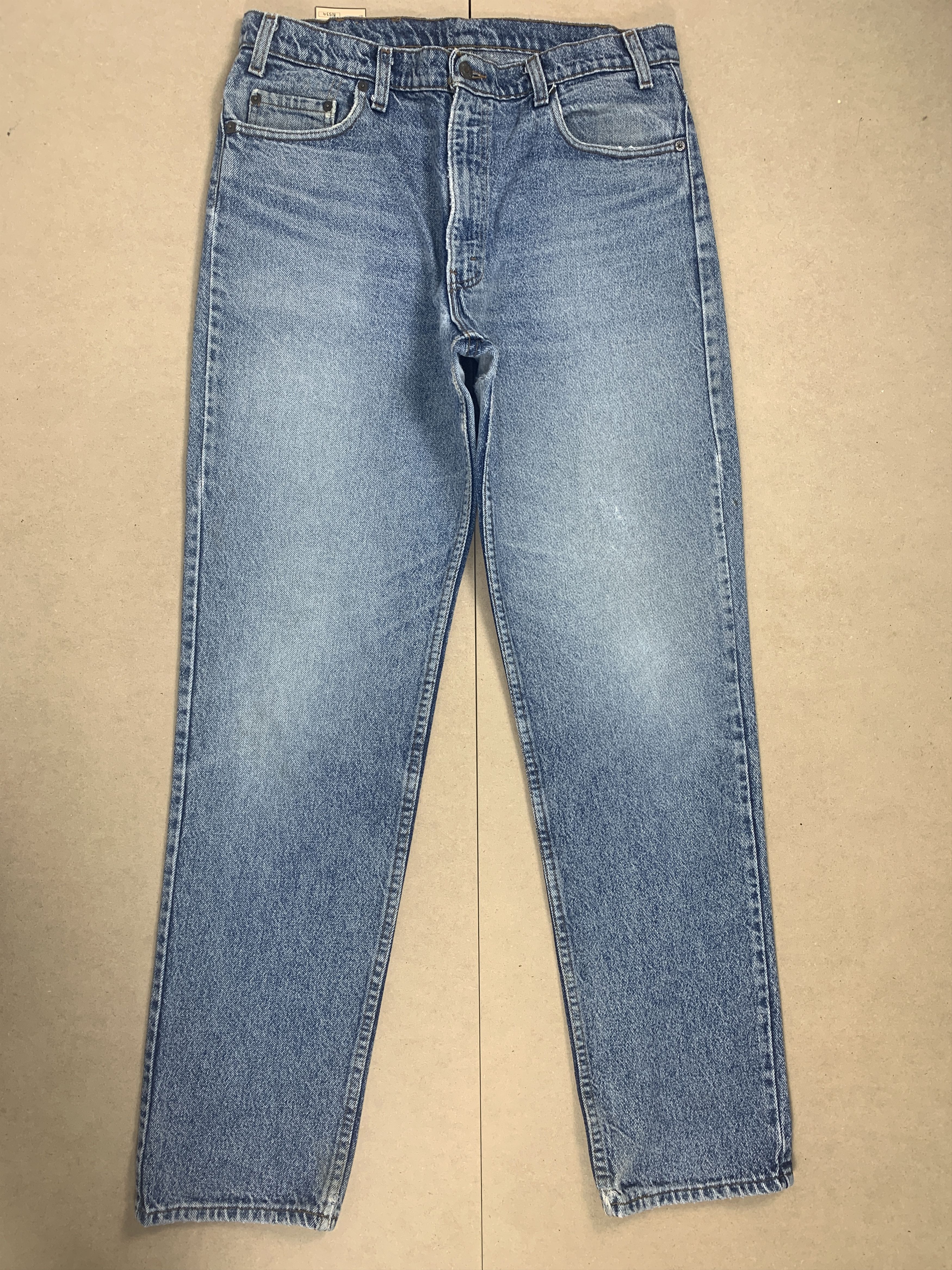 image of Levis 540 Straight Cut Faded Mid Wash Jeans in Midwash, Men's (Size 34)