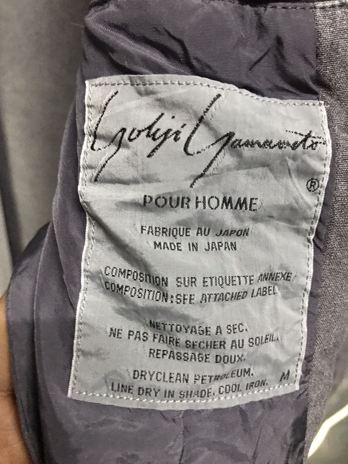 Japanese Brand × Yohji Yamamoto Yohji Yamamoto pour homme signature jacket Size US M / EU 48-50 / 2 - 8 Thumbnail