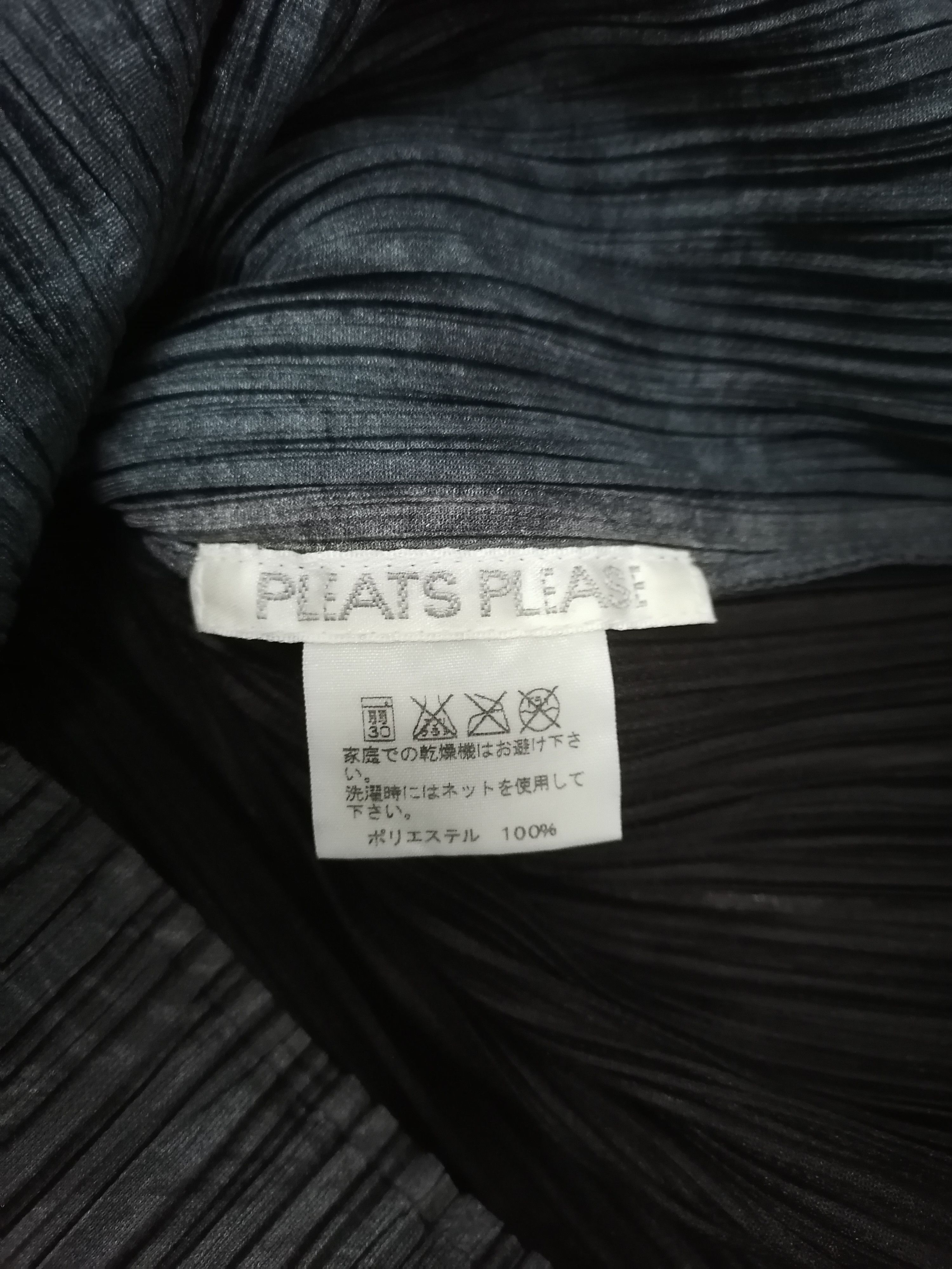 Issey Miyake 🔥Pleats Please Turtleneck Shirt Size US S / EU 44-46 / 1 - 5 Thumbnail