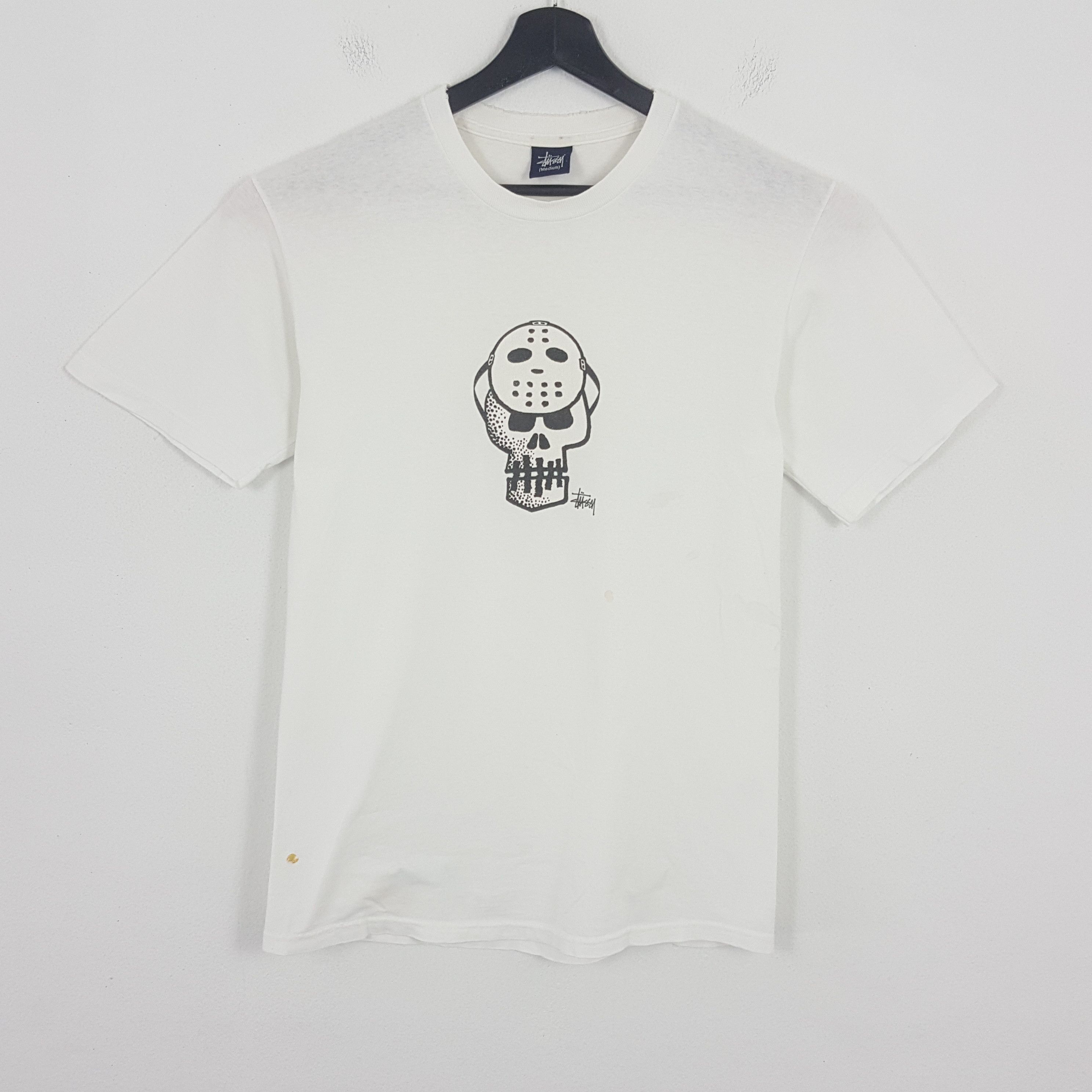 STUSSY X Horror Movie Streetwear Distressed Tshirt
