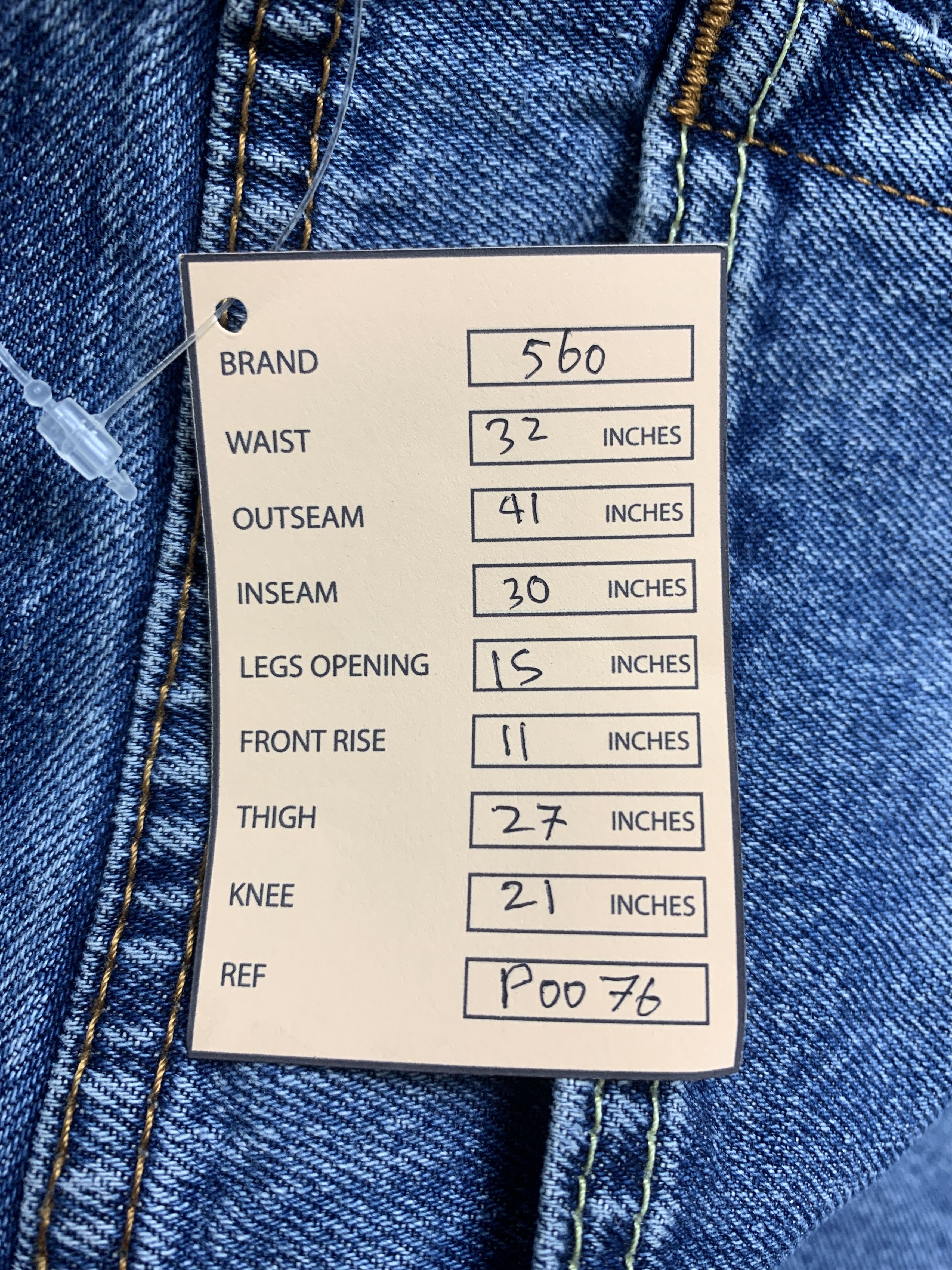 Levi's × Vintage Vintage Levi's 560 Faded Blue Jeans Size US 36 / EU 52 - 21 Thumbnail