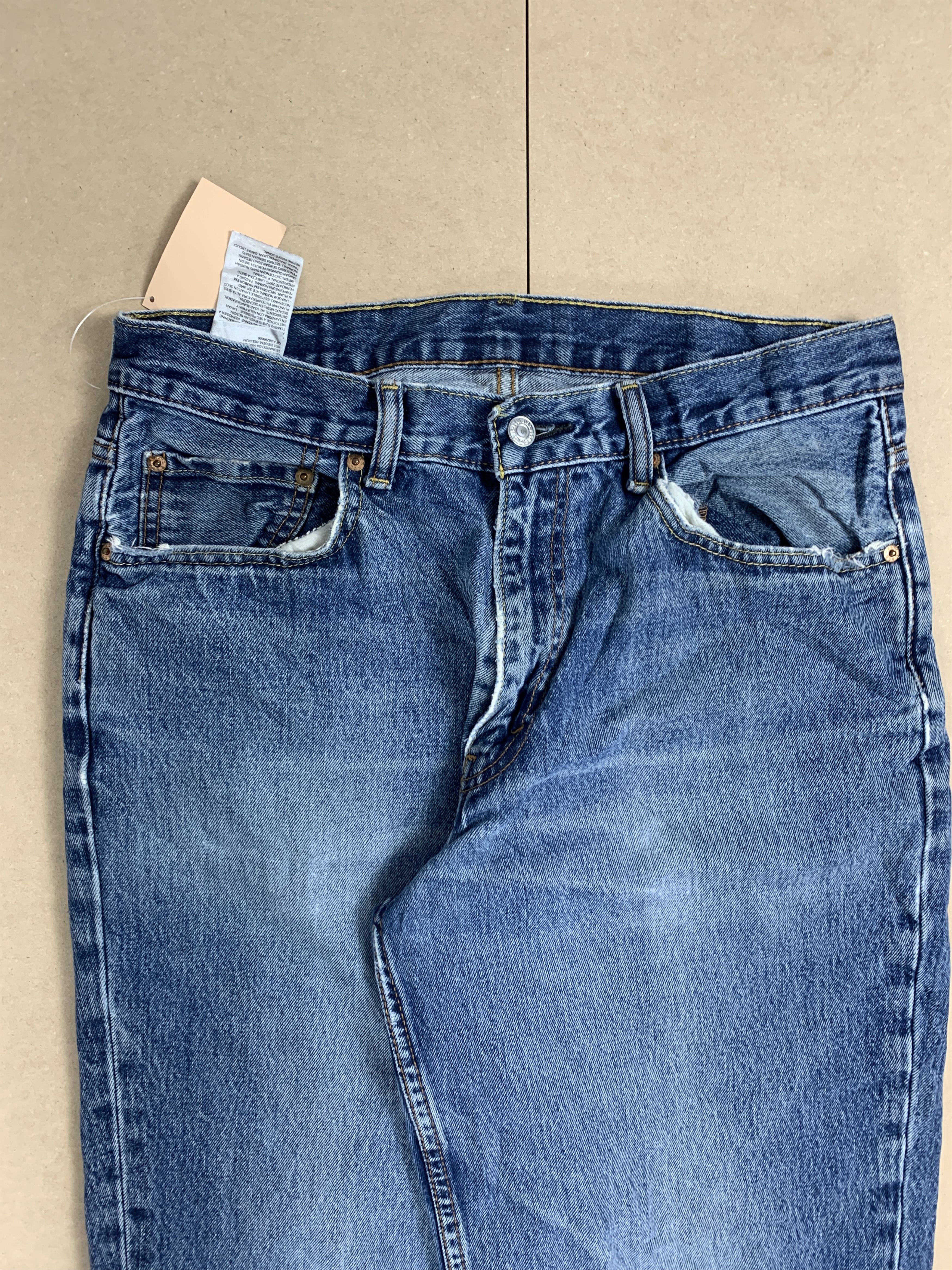 Levi's × Vintage Vintage Levi's 560 Faded Blue Jeans Size US 36 / EU 52 - 2 Thumbnail