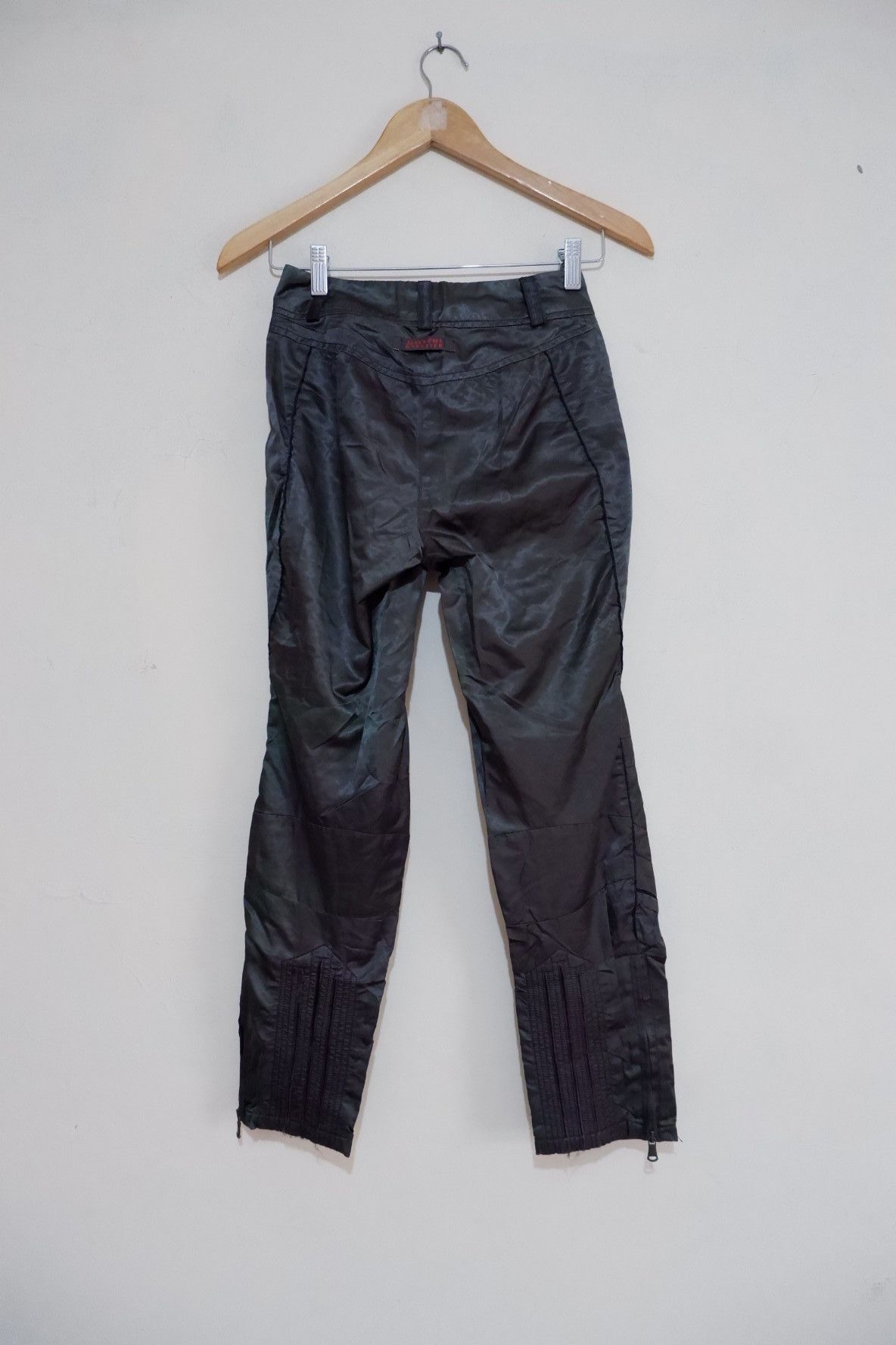 Jean Paul Gaultier Vintage Jean Paul Gaultier Biker Nylon Pants Size 26" / US 2 / IT 38 - 2 Thumbnail