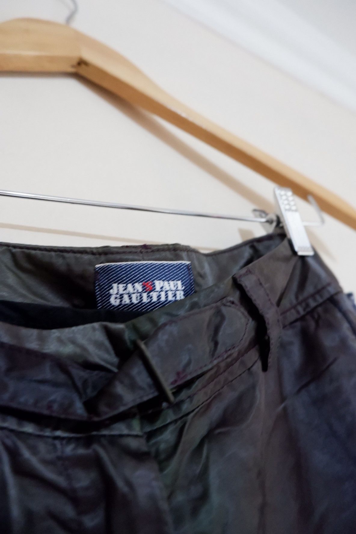 Jean Paul Gaultier Vintage Jean Paul Gaultier Biker Nylon Pants Size 26" / US 2 / IT 38 - 6 Thumbnail