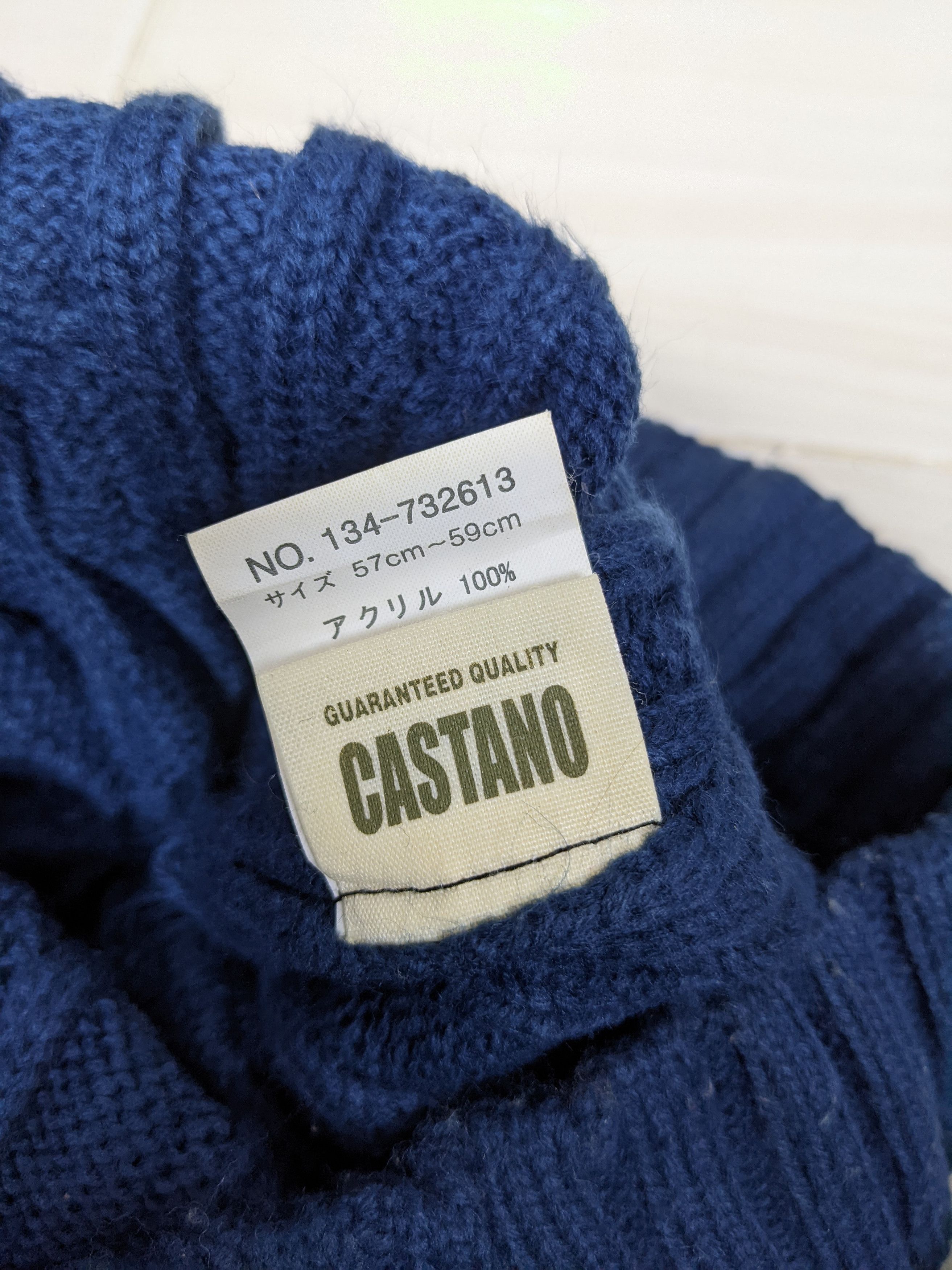 Japanese Brand Vintage Castano Japan Beanie Hat Cap Snowcap Size ONE SIZE - 3 Thumbnail