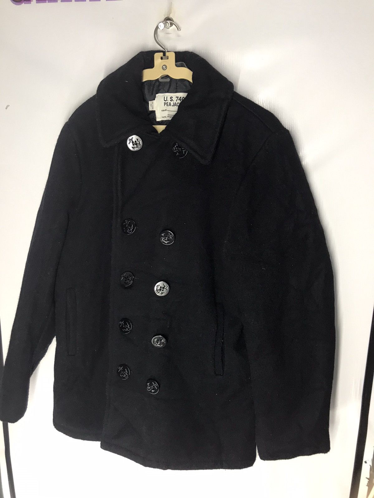 Schott × Vintage Vintage SCHOTT NYC US740N Pea Jacket Size US S / EU 44-46 / 1 - 8 Thumbnail