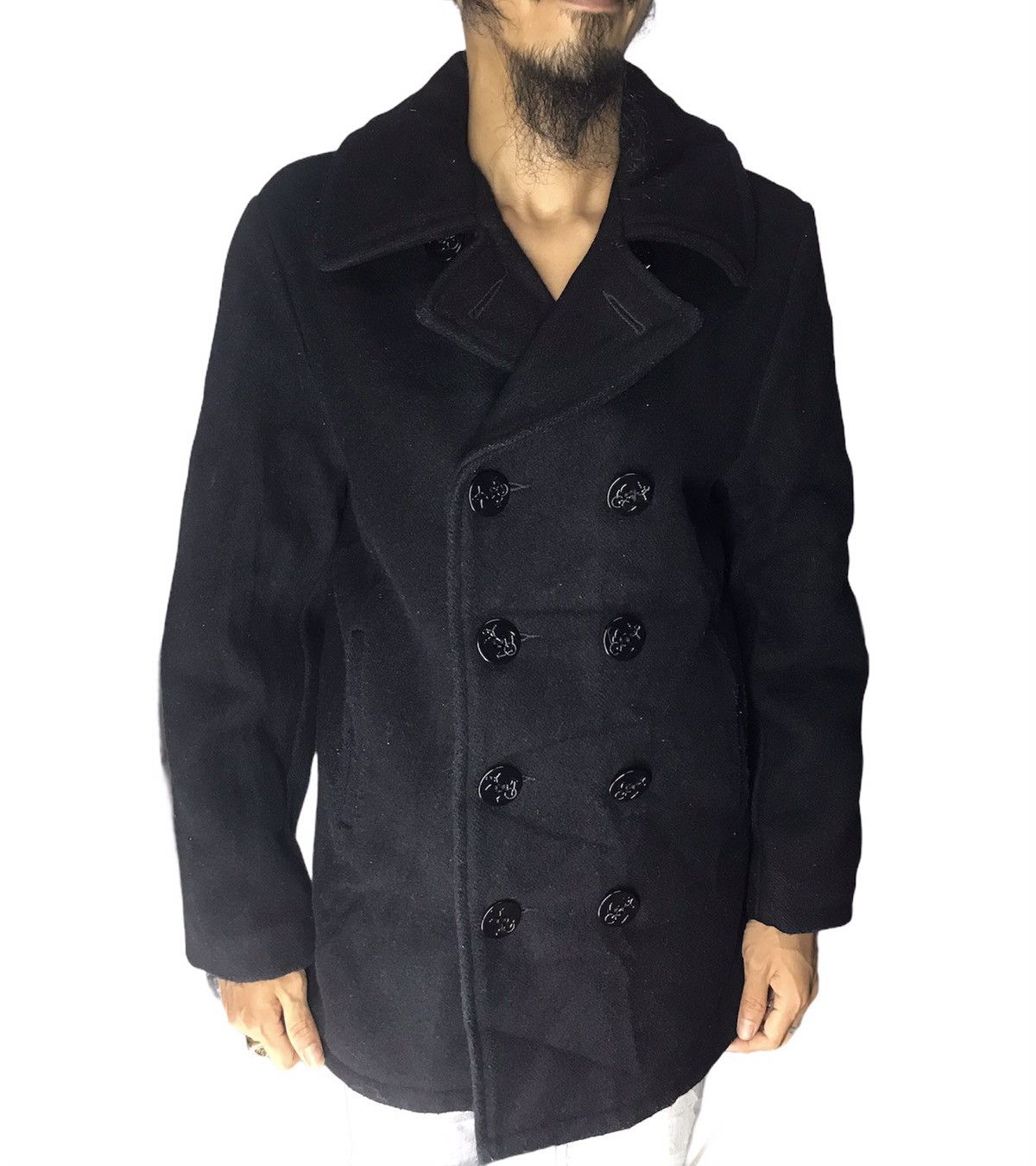 Schott × Vintage Vintage SCHOTT NYC US740N Pea Jacket Size US S / EU 44-46 / 1 - 9 Thumbnail