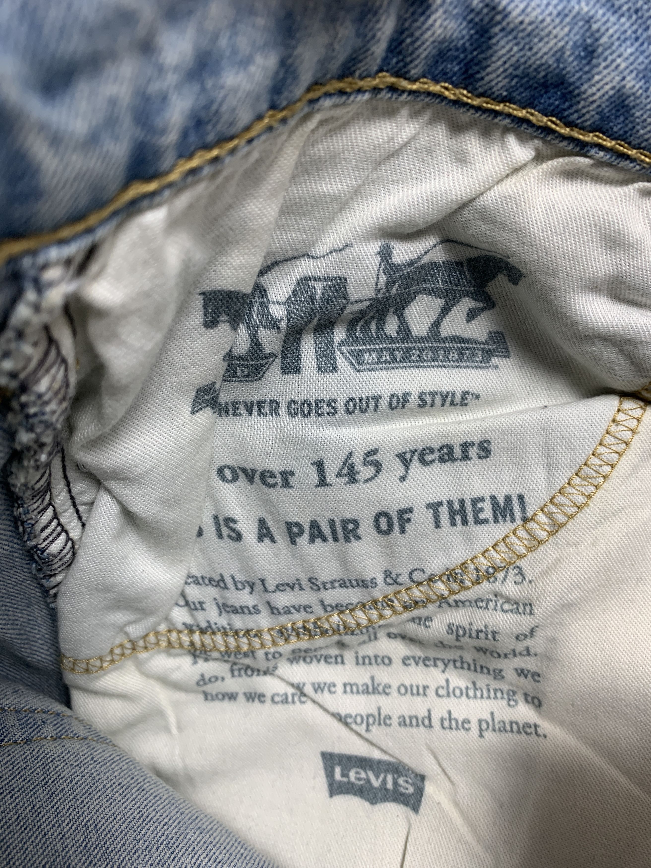 Levi's × Vintage Vintage Levis 510 Skinny Stone Wash Jeans Size US 34 / EU 50 - 13 Thumbnail