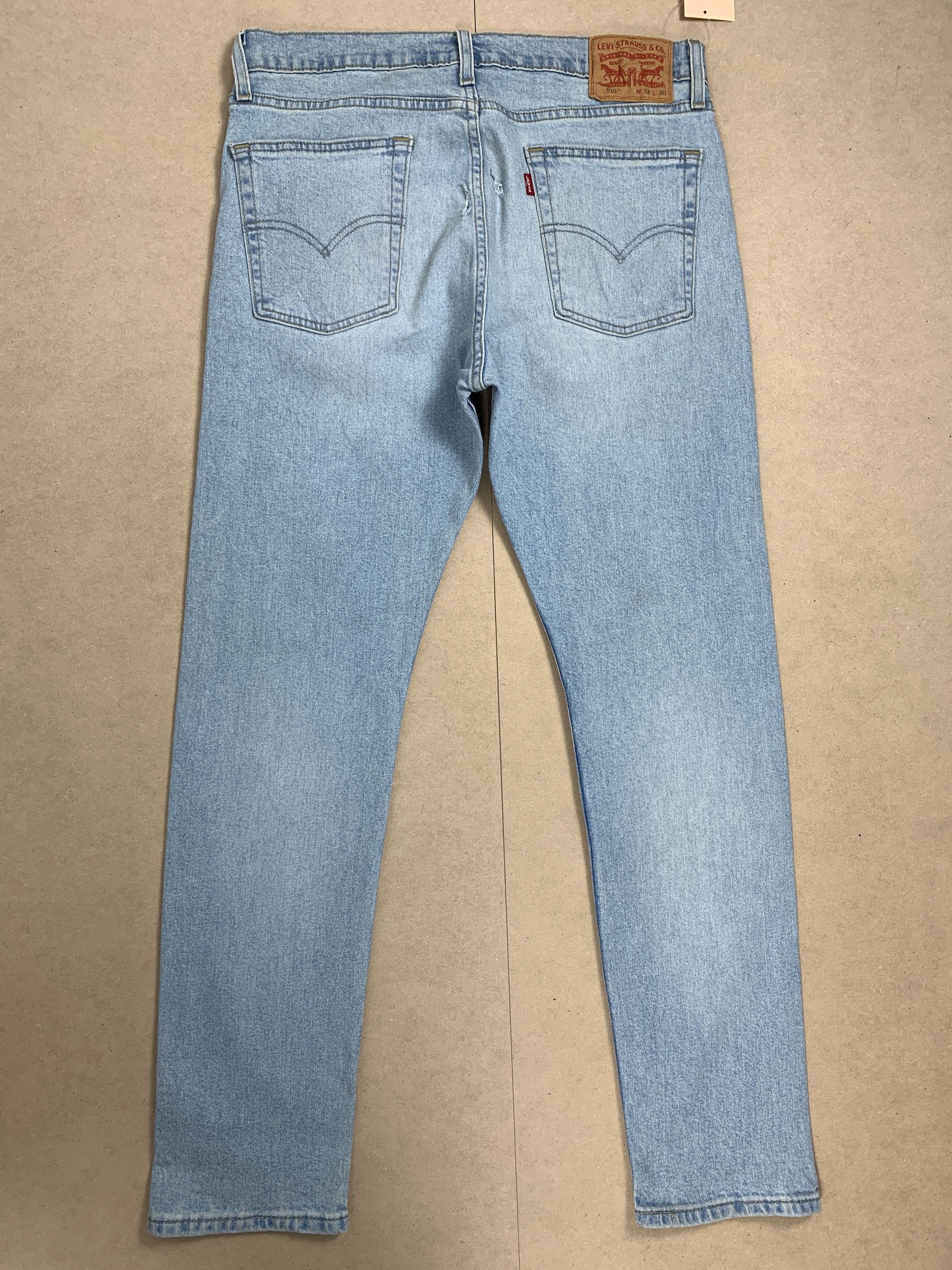 Levi's × Vintage Vintage Levis 510 Skinny Stone Wash Jeans Size US 34 / EU 50 - 8 Thumbnail