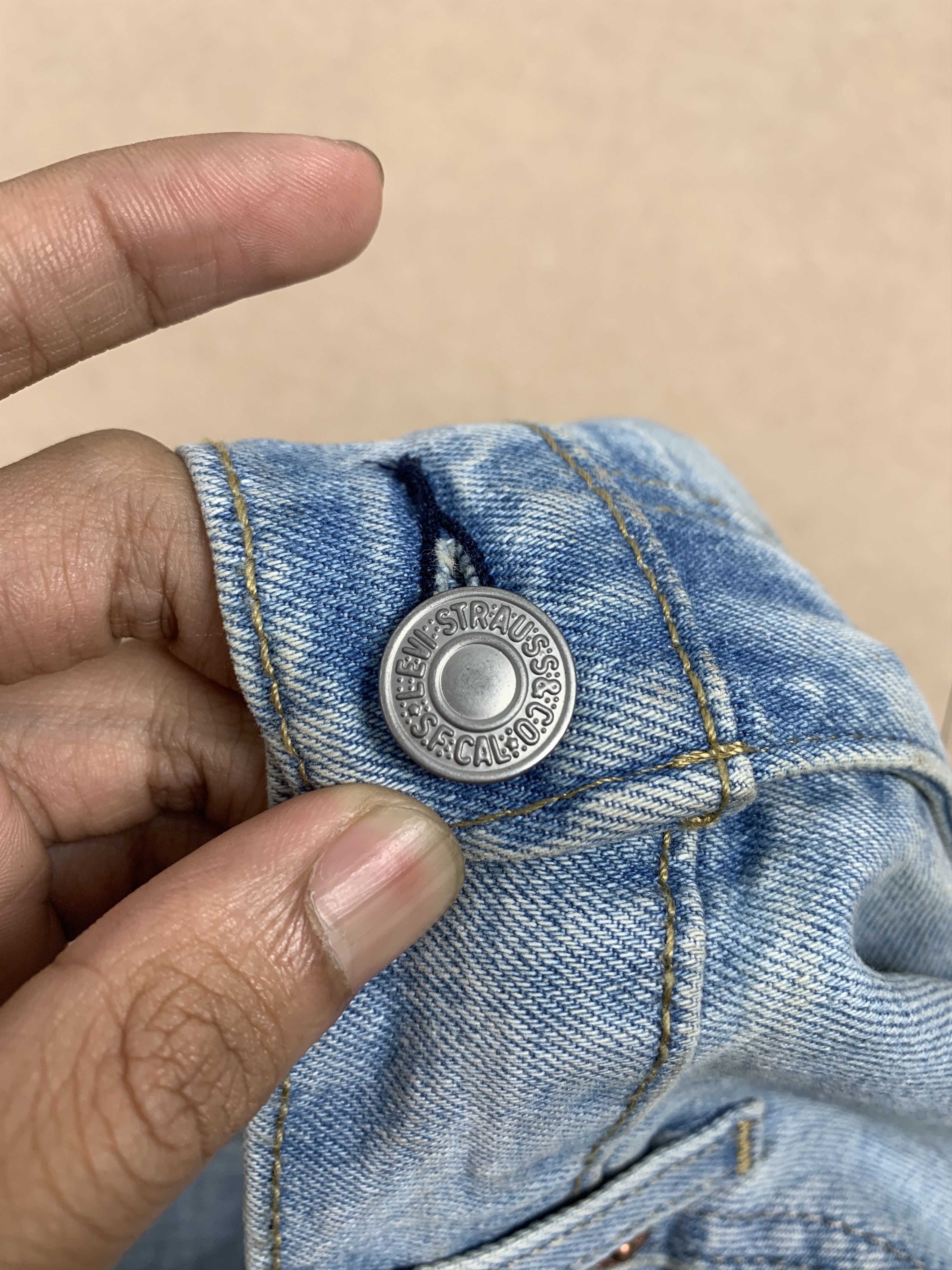 Levi's × Vintage Vintage Levis 510 Skinny Stone Wash Jeans Size US 34 / EU 50 - 20 Thumbnail