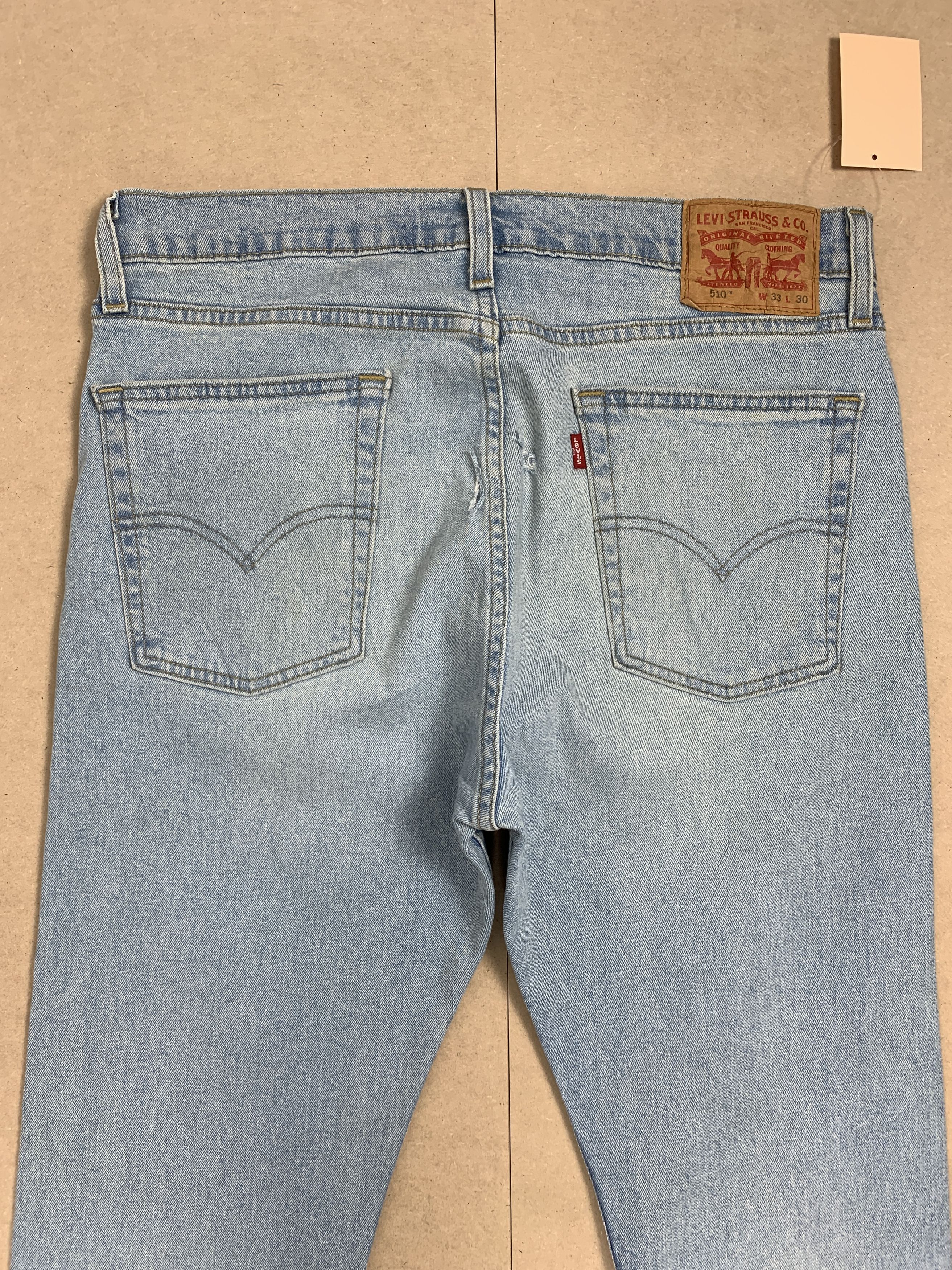 Levi's × Vintage Vintage Levis 510 Skinny Stone Wash Jeans Size US 34 / EU 50 - 9 Thumbnail