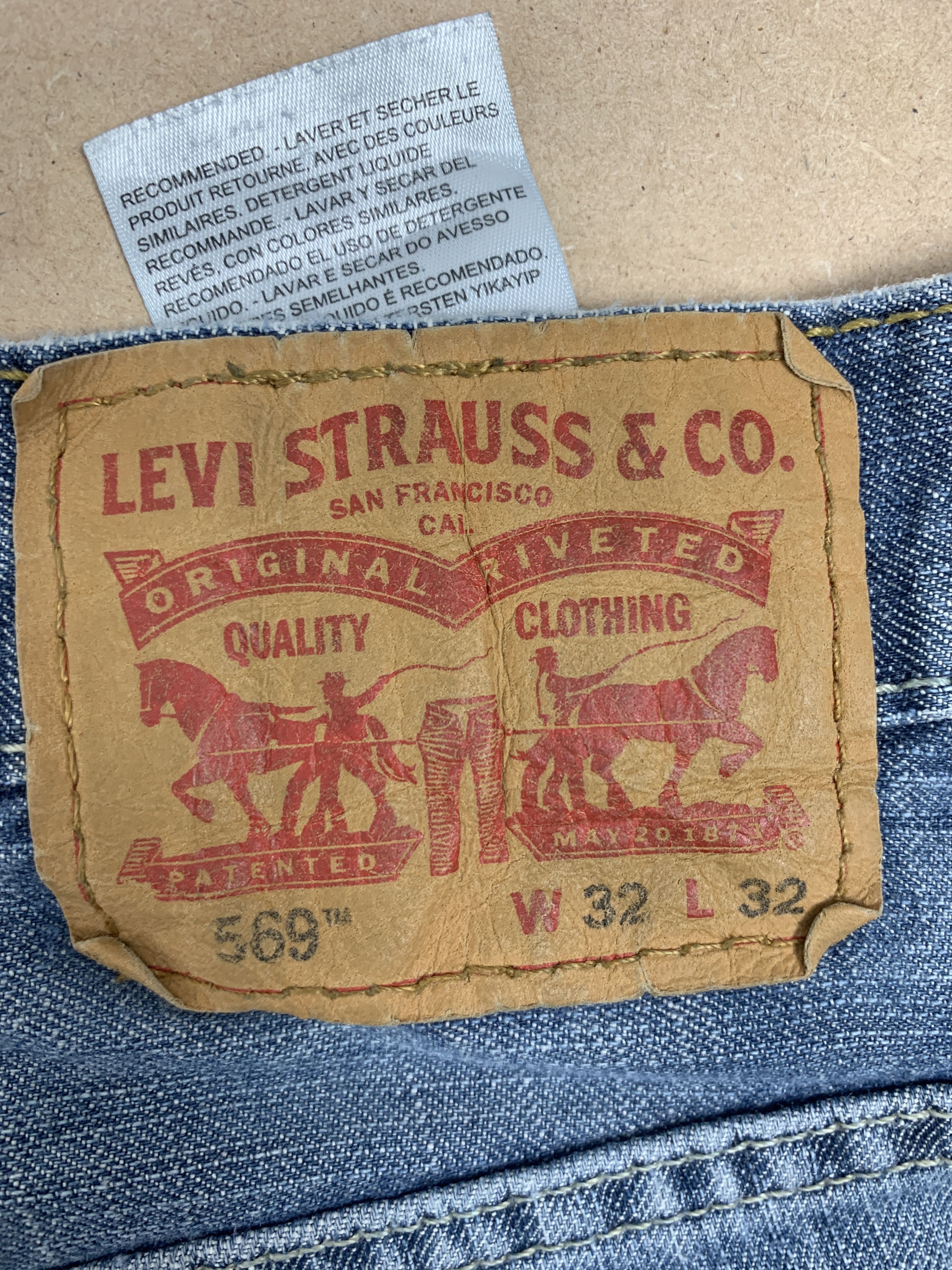 Levi's Vintage LEVI'S 569 Straight Cut Faded Mid Wash Jeans Size US 34 / EU 50 - 11 Thumbnail