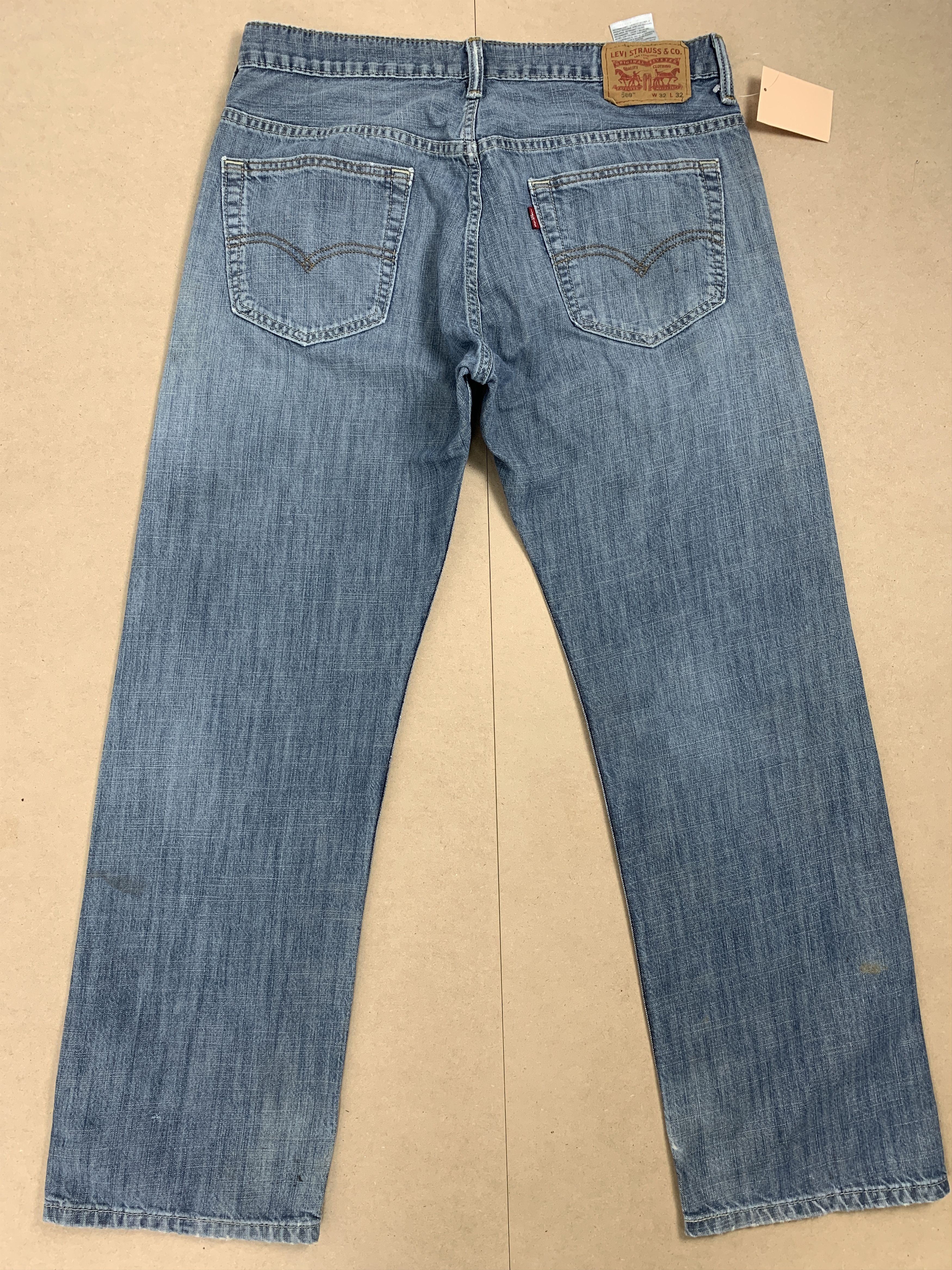 Levi's Vintage LEVI'S 569 Straight Cut Faded Mid Wash Jeans Size US 34 / EU 50 - 9 Thumbnail
