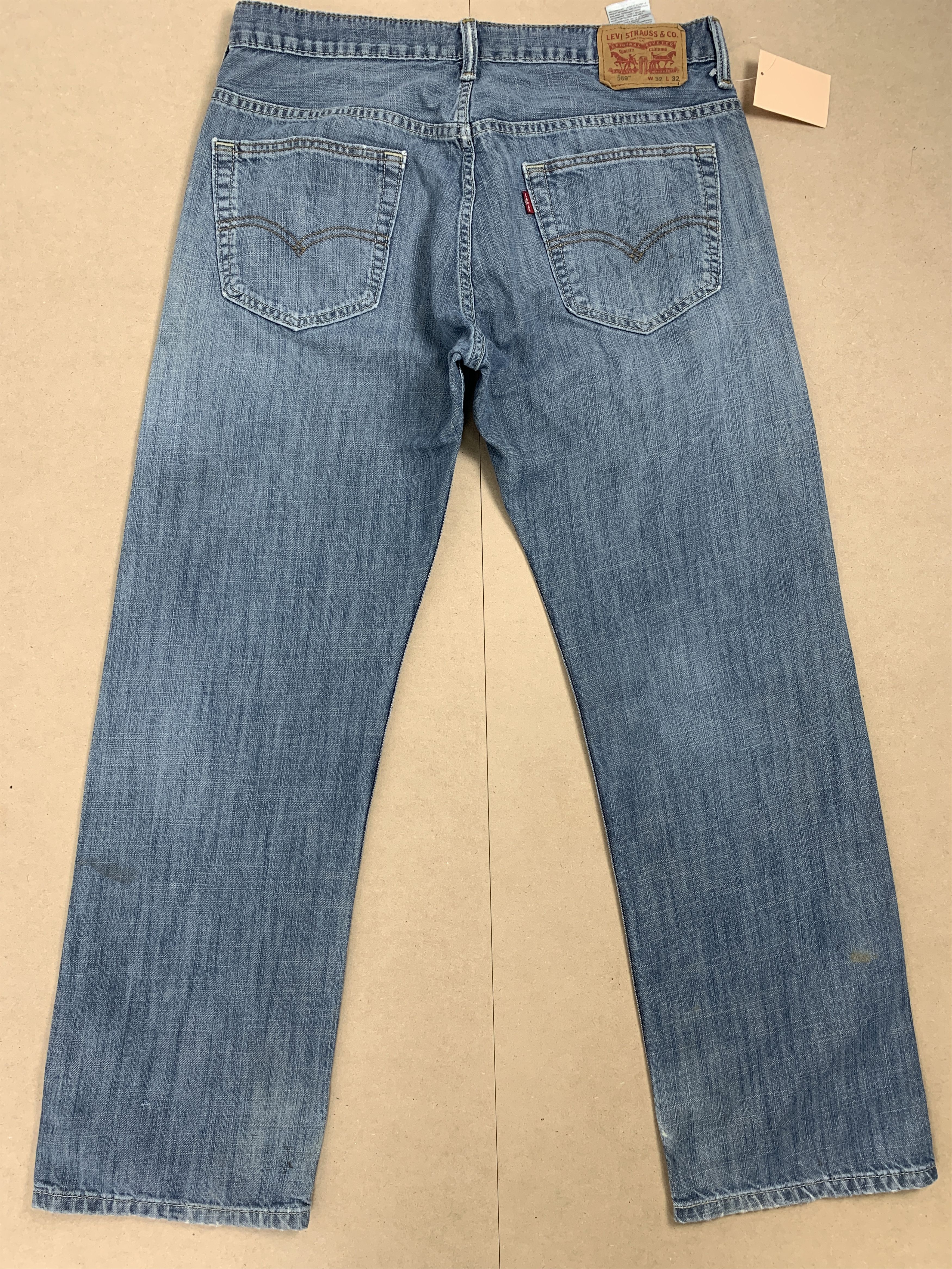 Levi's Vintage LEVI'S 569 Straight Cut Faded Mid Wash Jeans Size US 34 / EU 50 - 8 Thumbnail