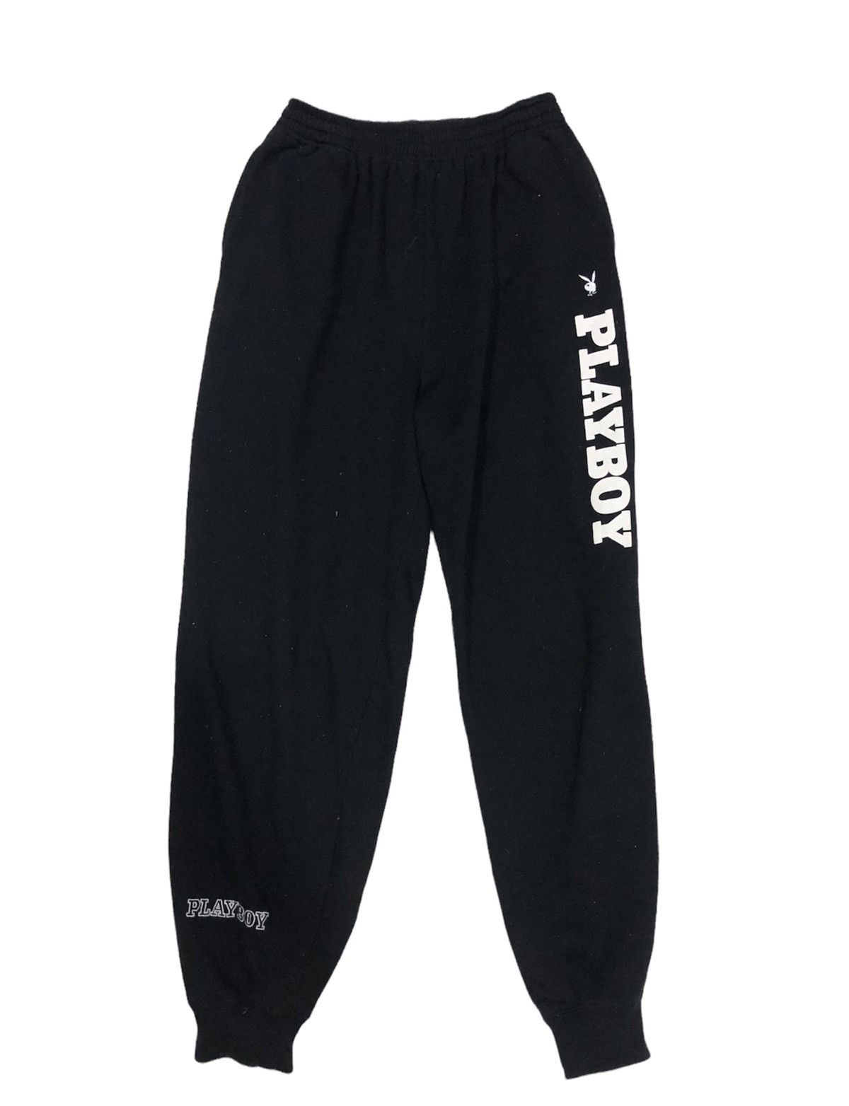 image of Playboy Big Logo Pants in Black, Men's (Size 26)