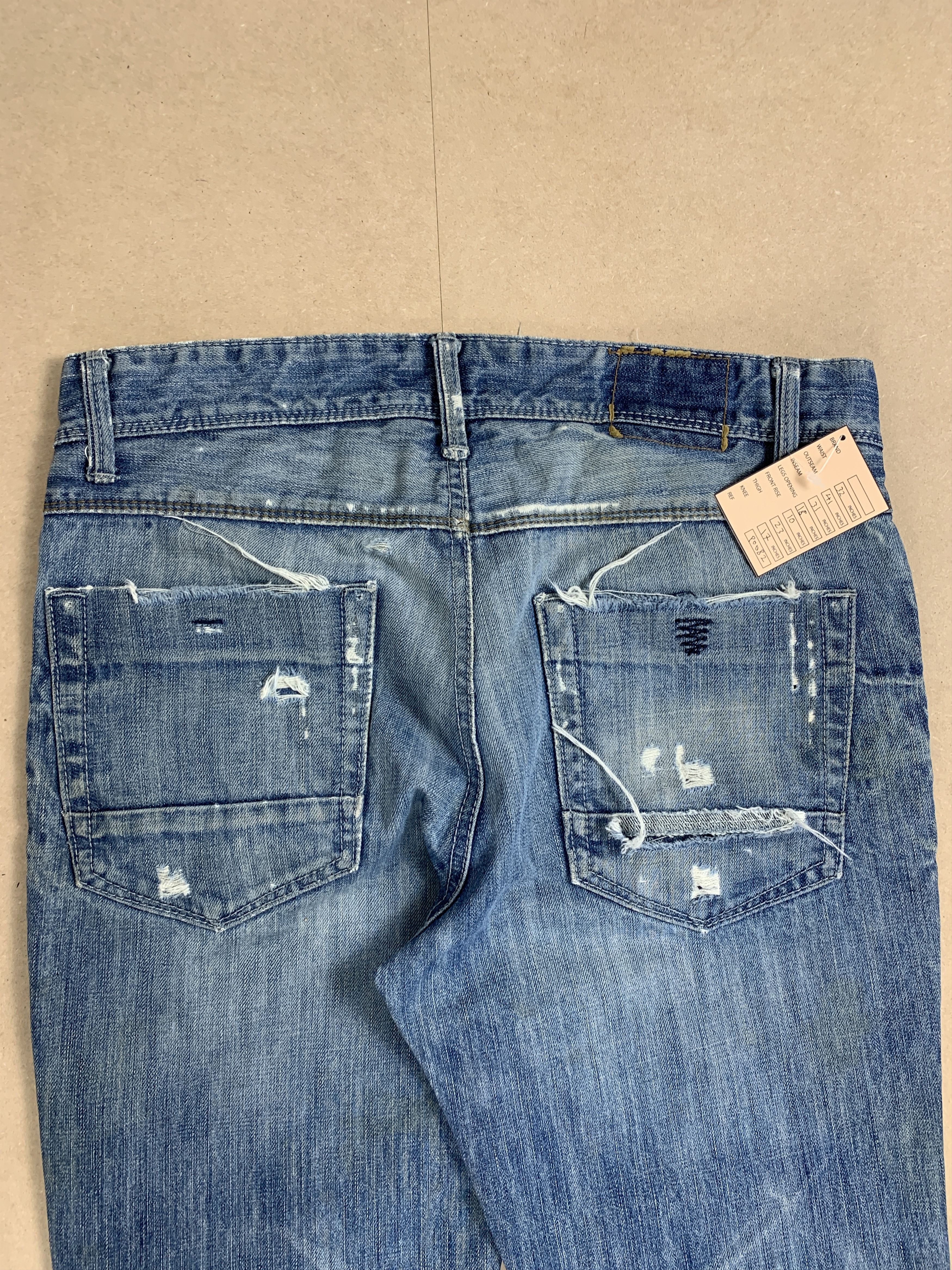 Aeropostale × Vintage Vintage Aeropostale Distressed Bootcut Button Blue Jeans Size US 32 / EU 48 - 8 Thumbnail