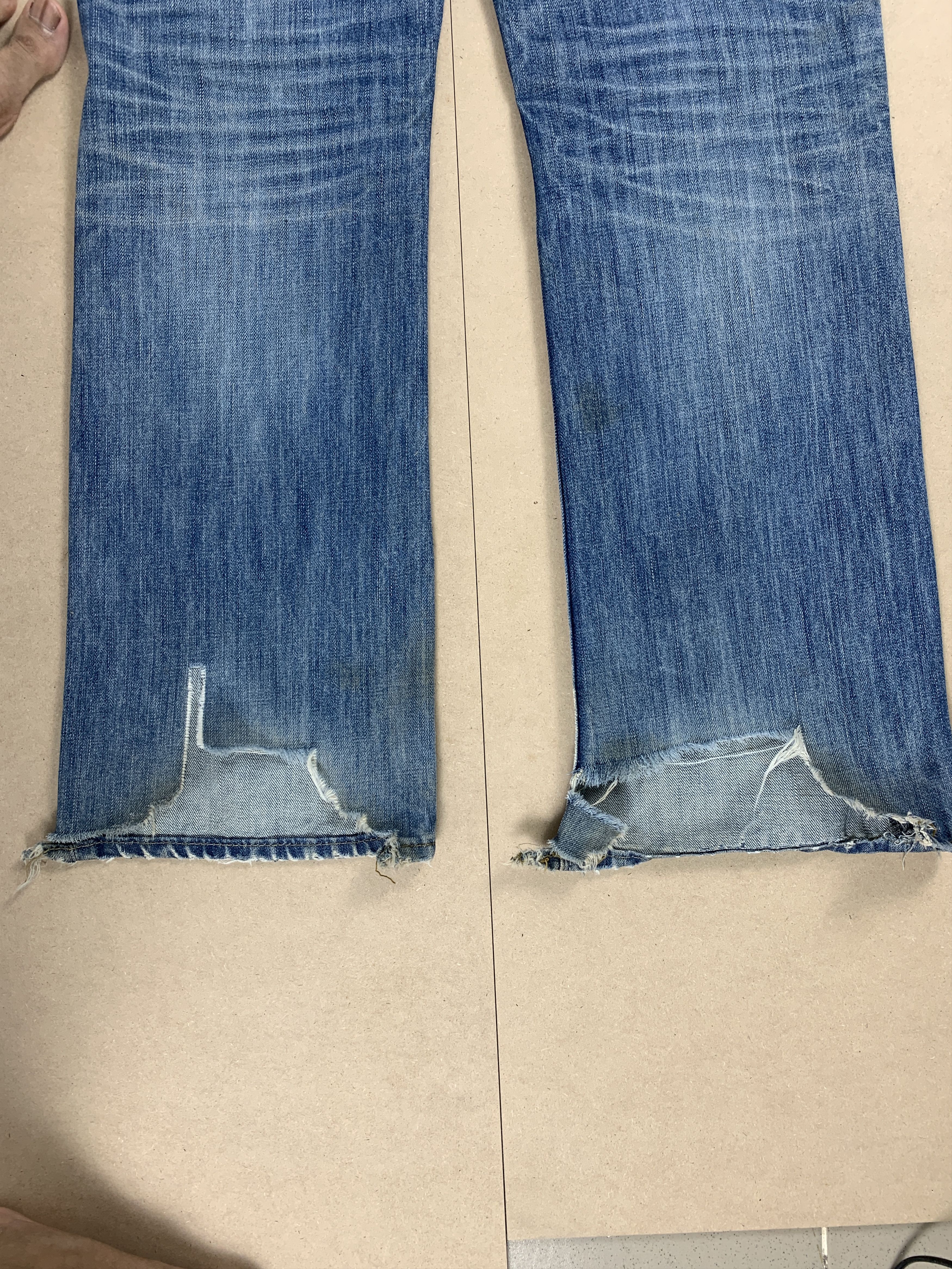 Aeropostale × Vintage Vintage Aeropostale Distressed Bootcut Button Blue Jeans Size US 32 / EU 48 - 9 Thumbnail