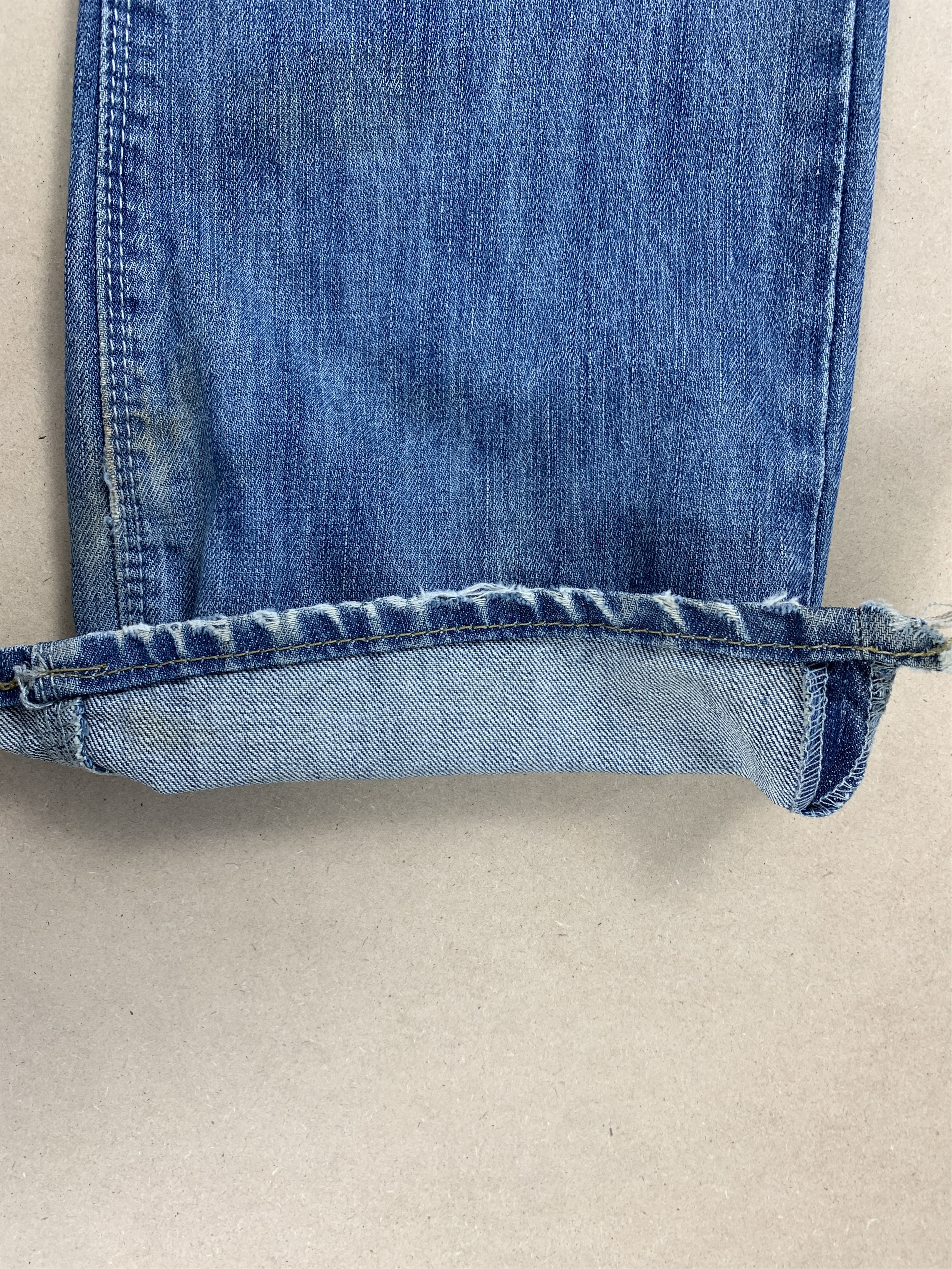 Aeropostale × Vintage Vintage Aeropostale Distressed Bootcut Button Blue Jeans Size US 32 / EU 48 - 6 Thumbnail