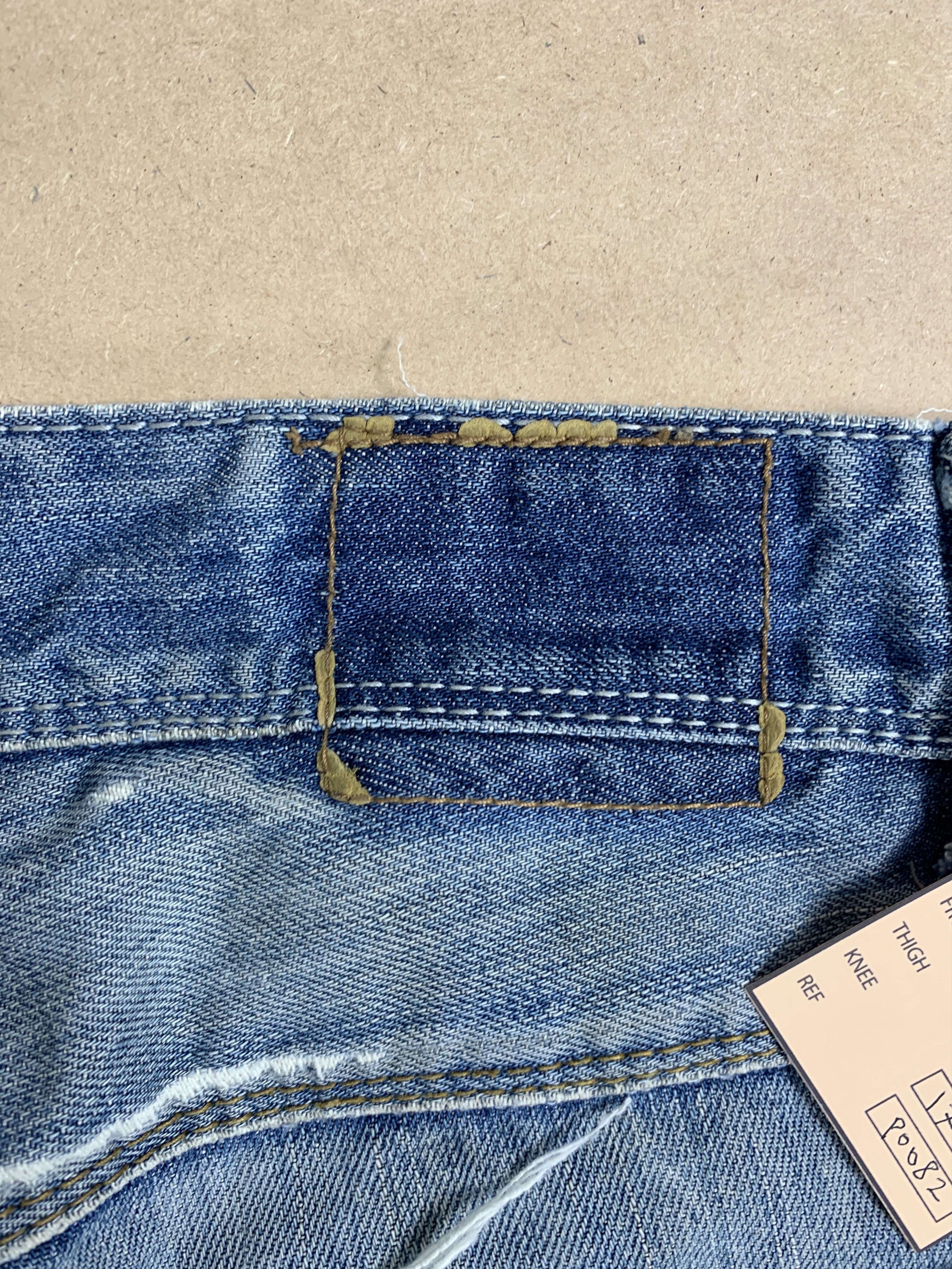 Aeropostale × Vintage Vintage Aeropostale Distressed Bootcut Button Blue Jeans Size US 32 / EU 48 - 10 Thumbnail
