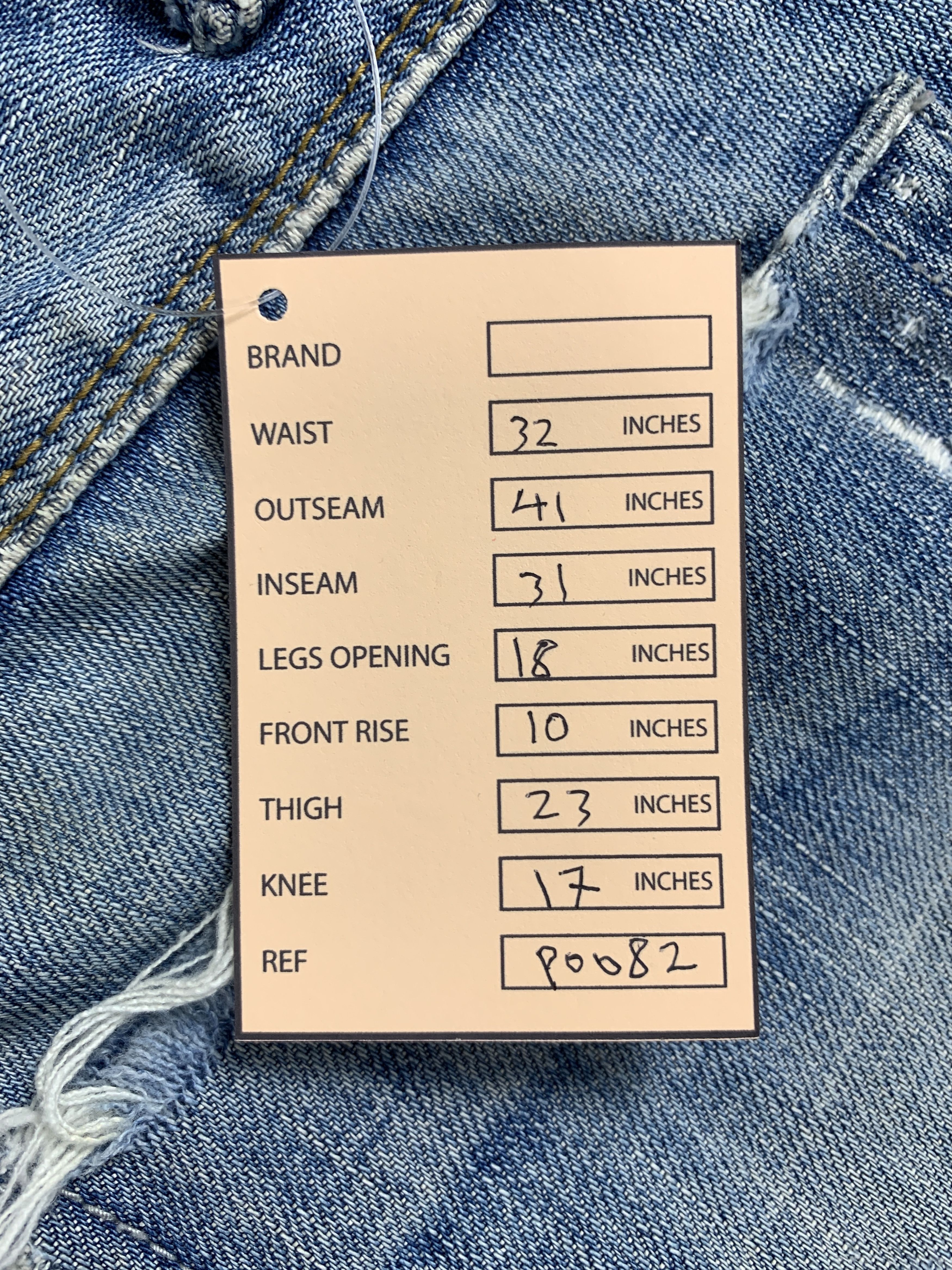 Aeropostale × Vintage Vintage Aeropostale Distressed Bootcut Button Blue Jeans Size US 32 / EU 48 - 17 Thumbnail